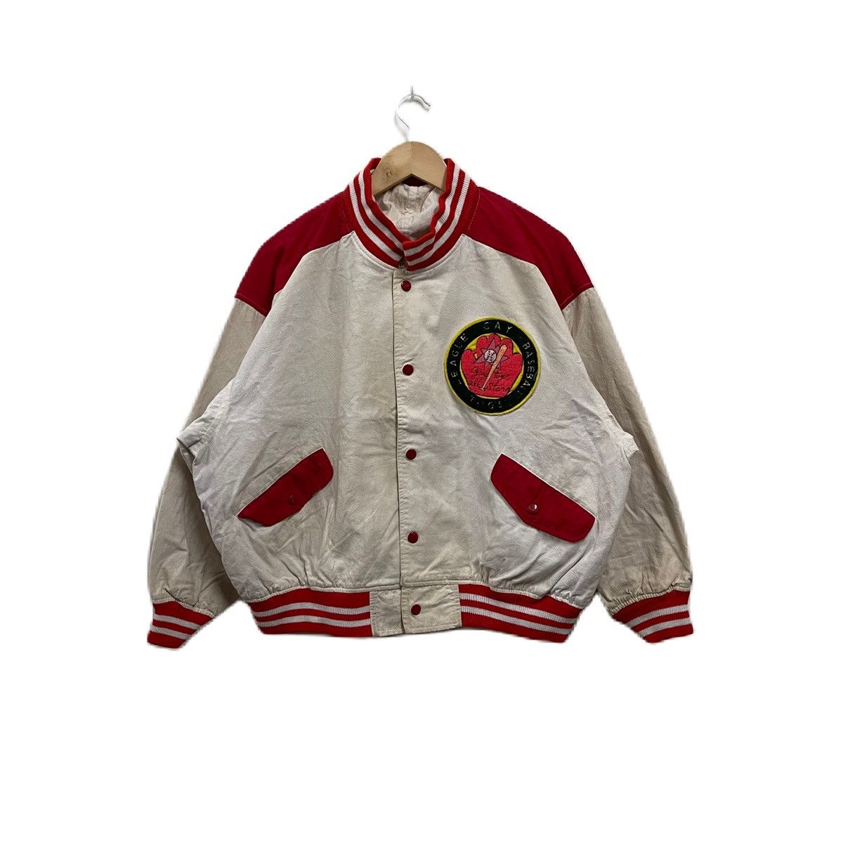 If Six Was Nine Vintage 90s GAYTOGS allstar baseball varsity jacket Size US XL / EU 56 / 4 - 2 Thumbnail