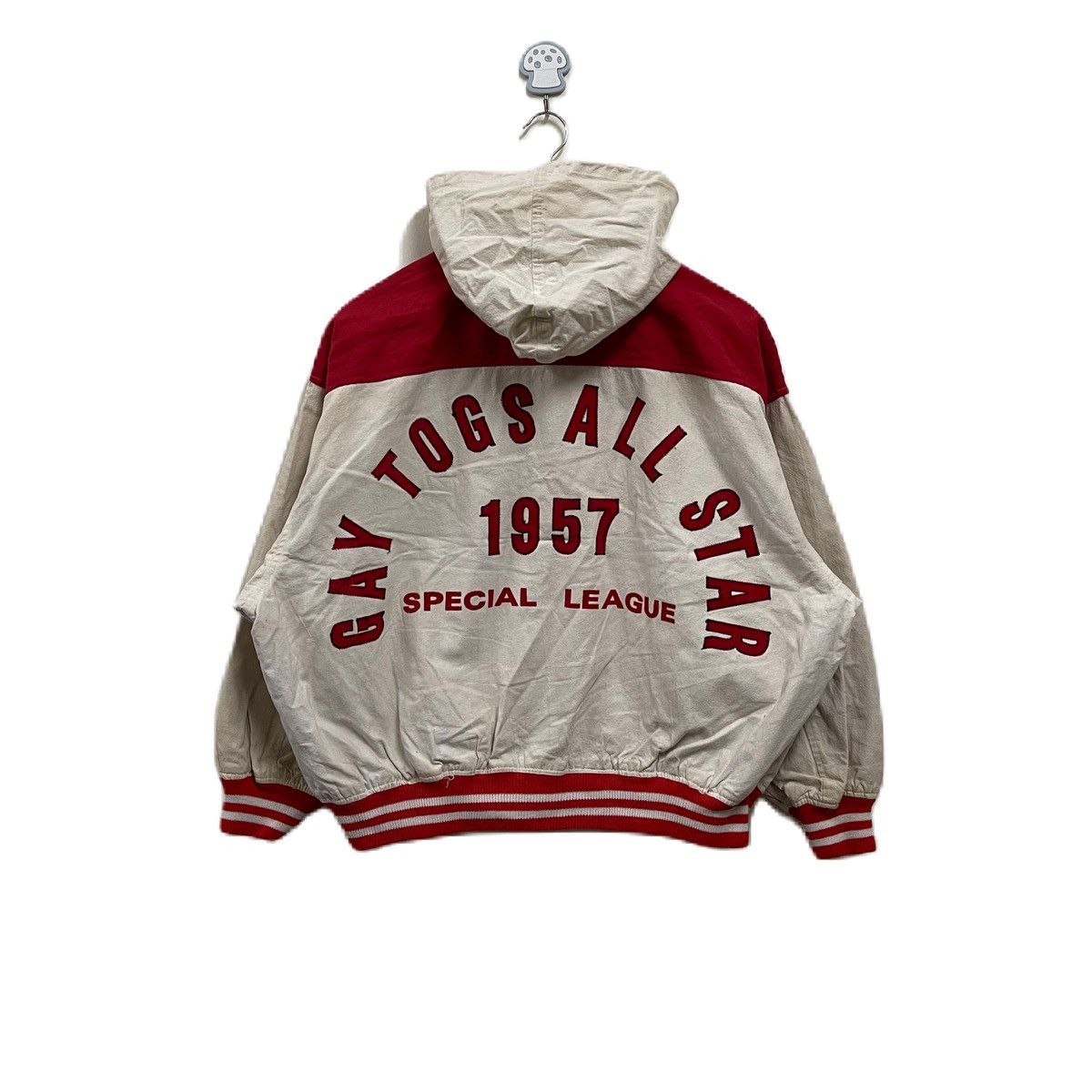 If Six Was Nine Vintage 90s GAYTOGS allstar baseball varsity jacket Size US XL / EU 56 / 4 - 1 Thumbnail