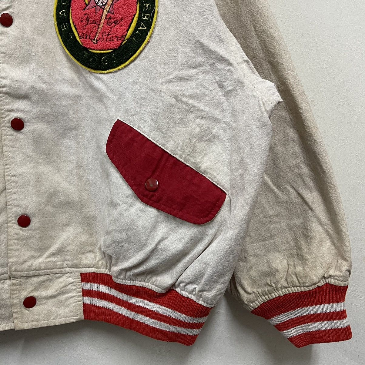 If Six Was Nine Vintage 90s GAYTOGS allstar baseball varsity jacket Size US XL / EU 56 / 4 - 5 Thumbnail