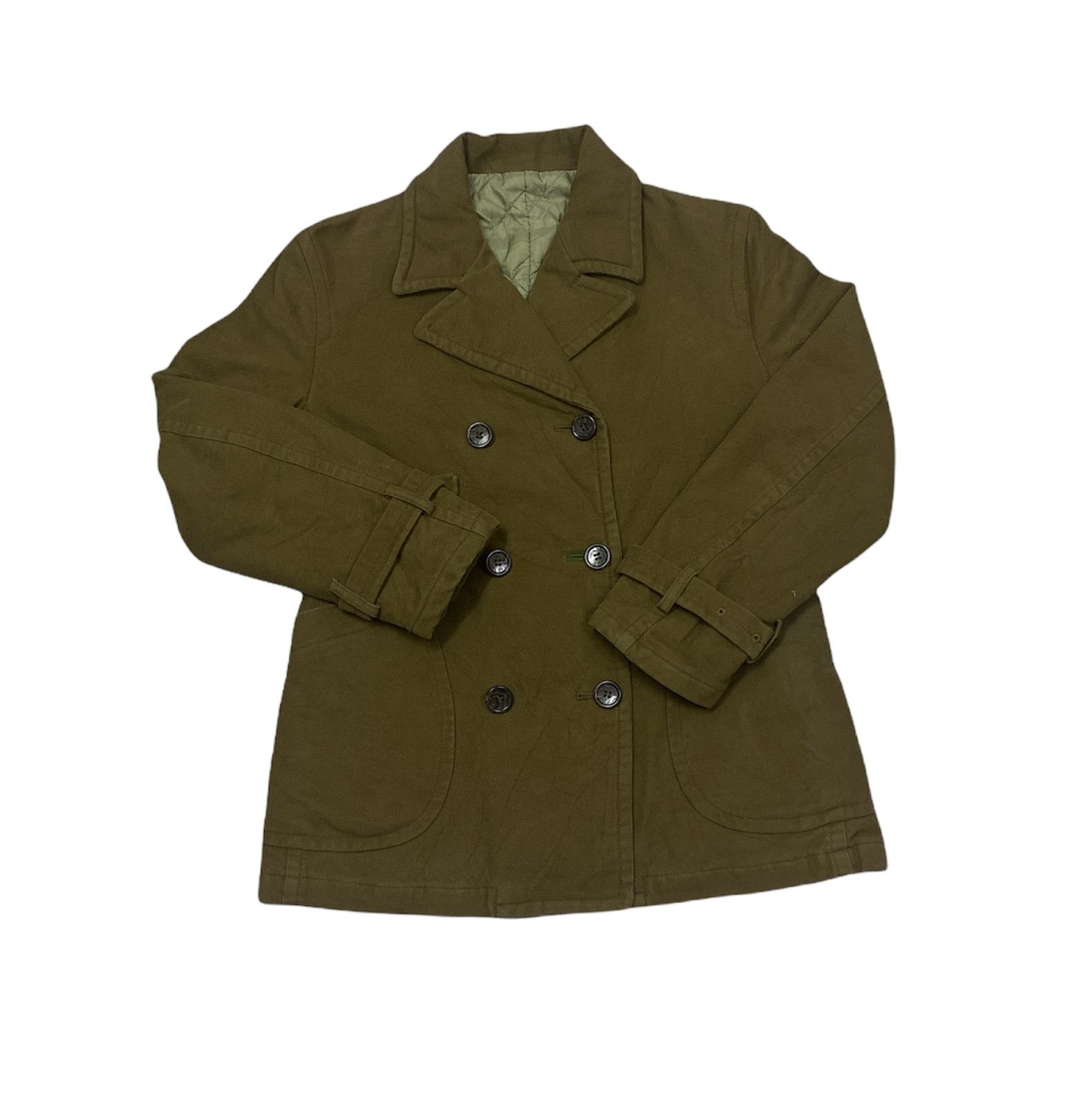 Japanese Brand × PPFM × Vintage Vintage PPFM Rare Design Denim Peacoat Size US M / EU 48-50 / 2 - 1 Thumbnail