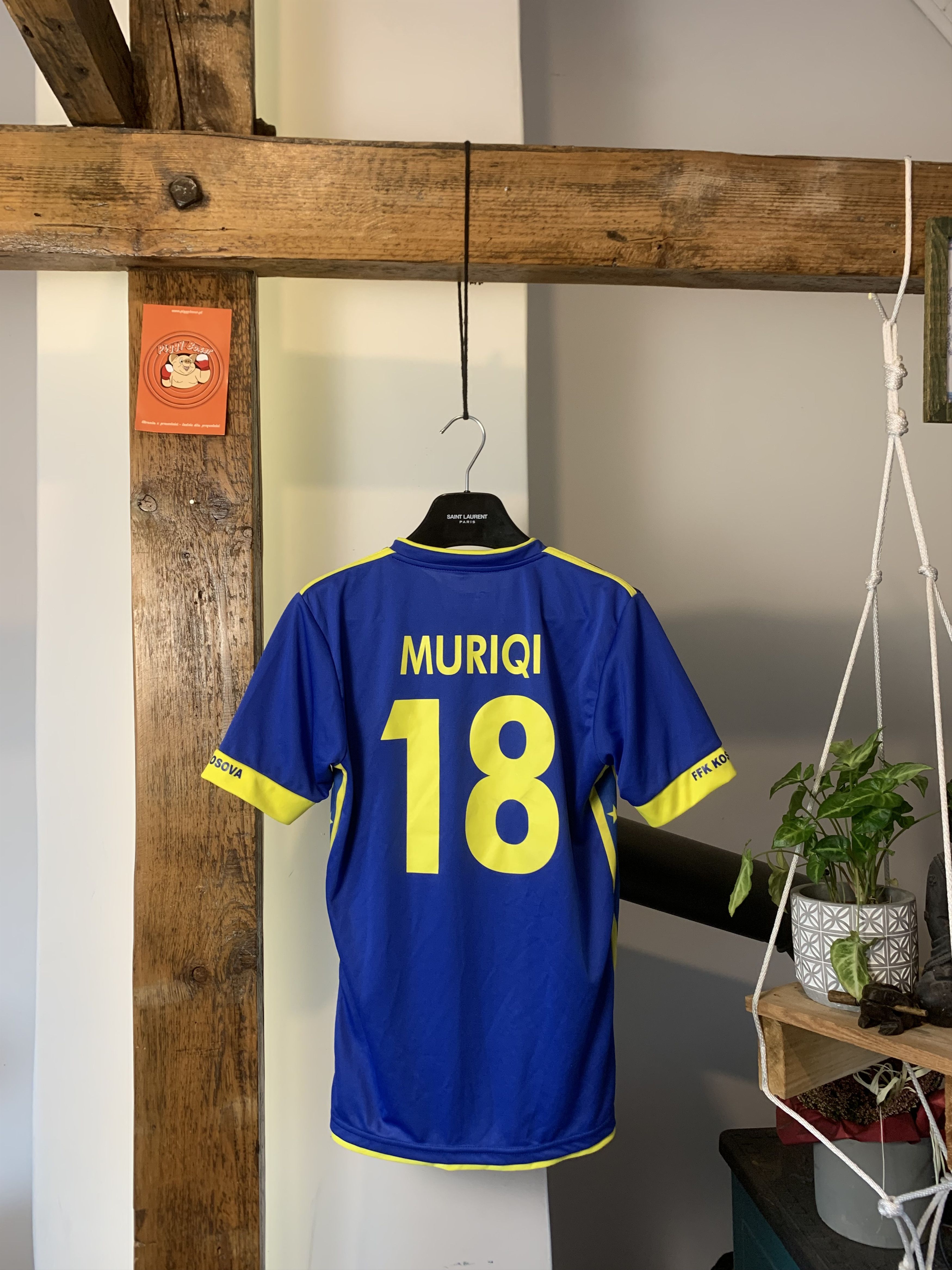 Vintage 14Fourteen Kosovo Muriqi #18 2018 Away Kit Size US M / EU 48-50 / 2 - 3 Thumbnail
