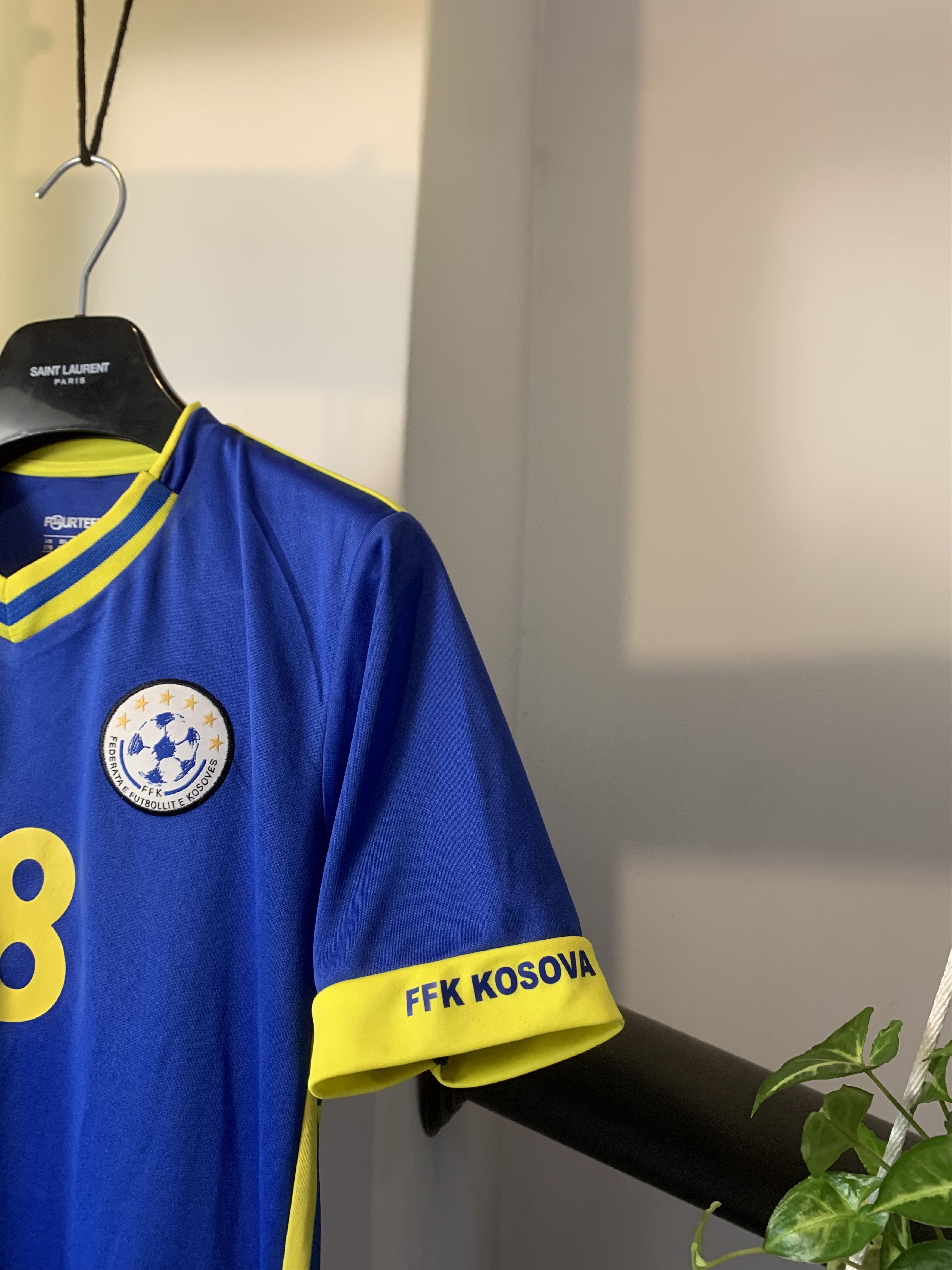 Vintage 14Fourteen Kosovo Muriqi #18 2018 Away Kit Size US M / EU 48-50 / 2 - 6 Thumbnail