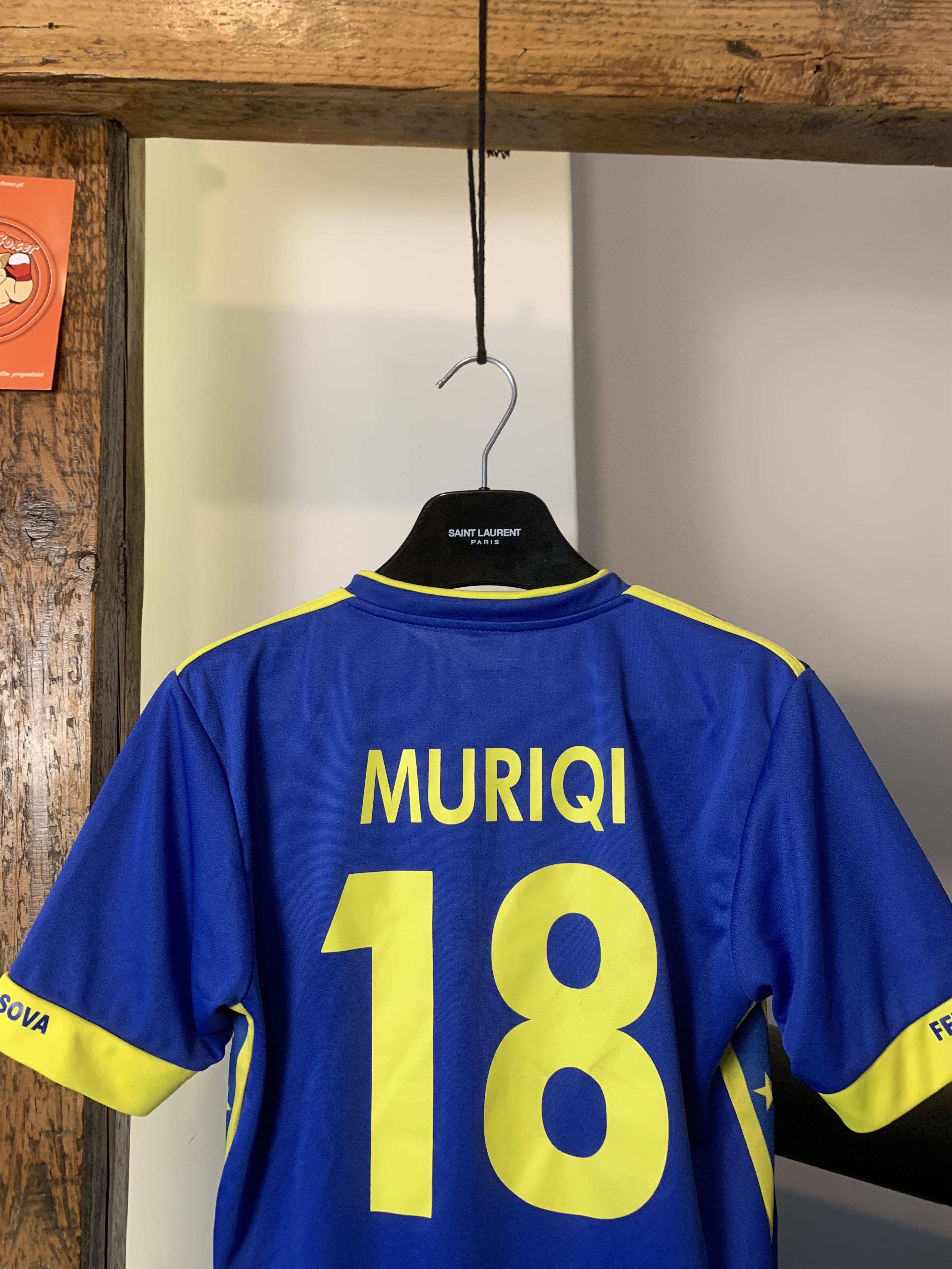 Vintage 14Fourteen Kosovo Muriqi #18 2018 Away Kit Size US M / EU 48-50 / 2 - 7 Thumbnail