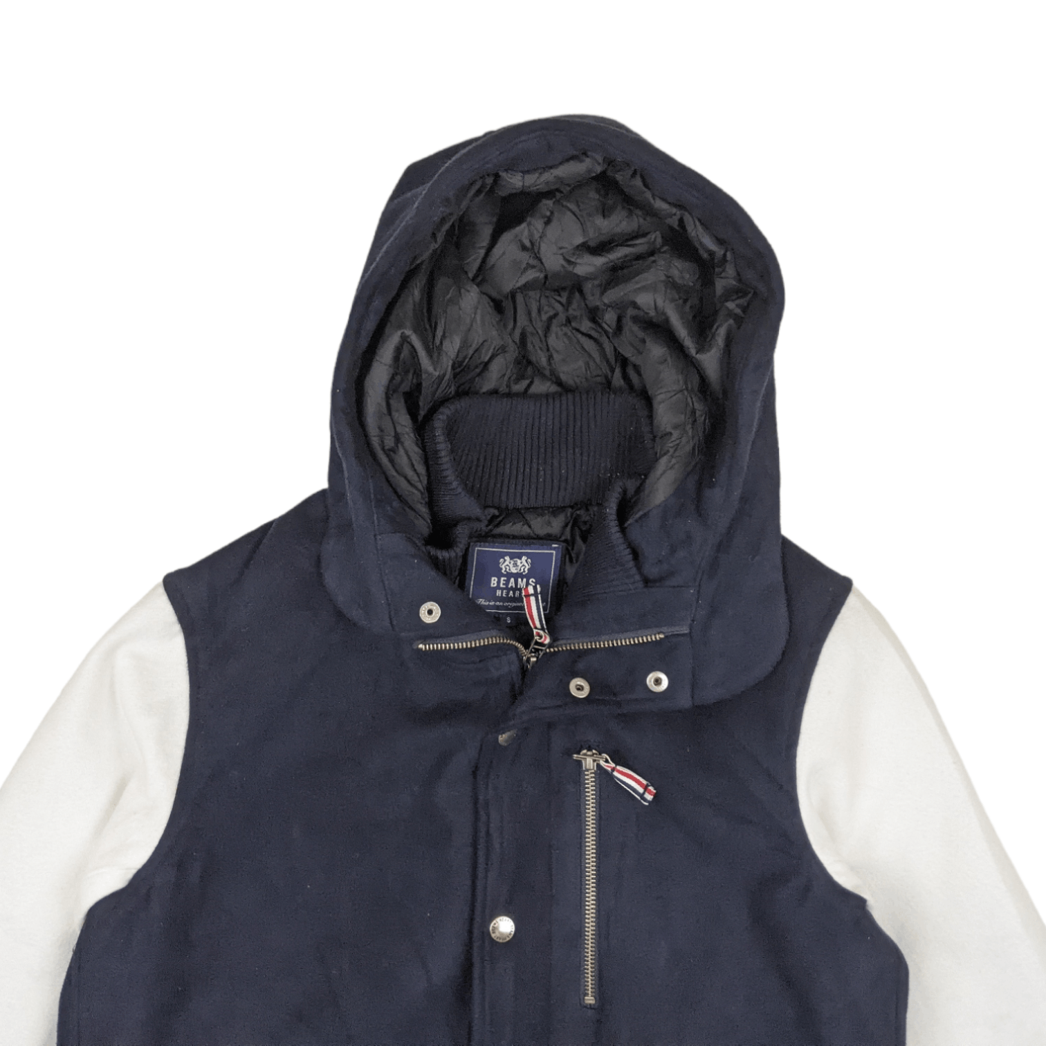 Beams Plus BEAMS HEART Varsity Jacket With Hoodie Size US S / EU 44-46 / 1 - 4 Thumbnail
