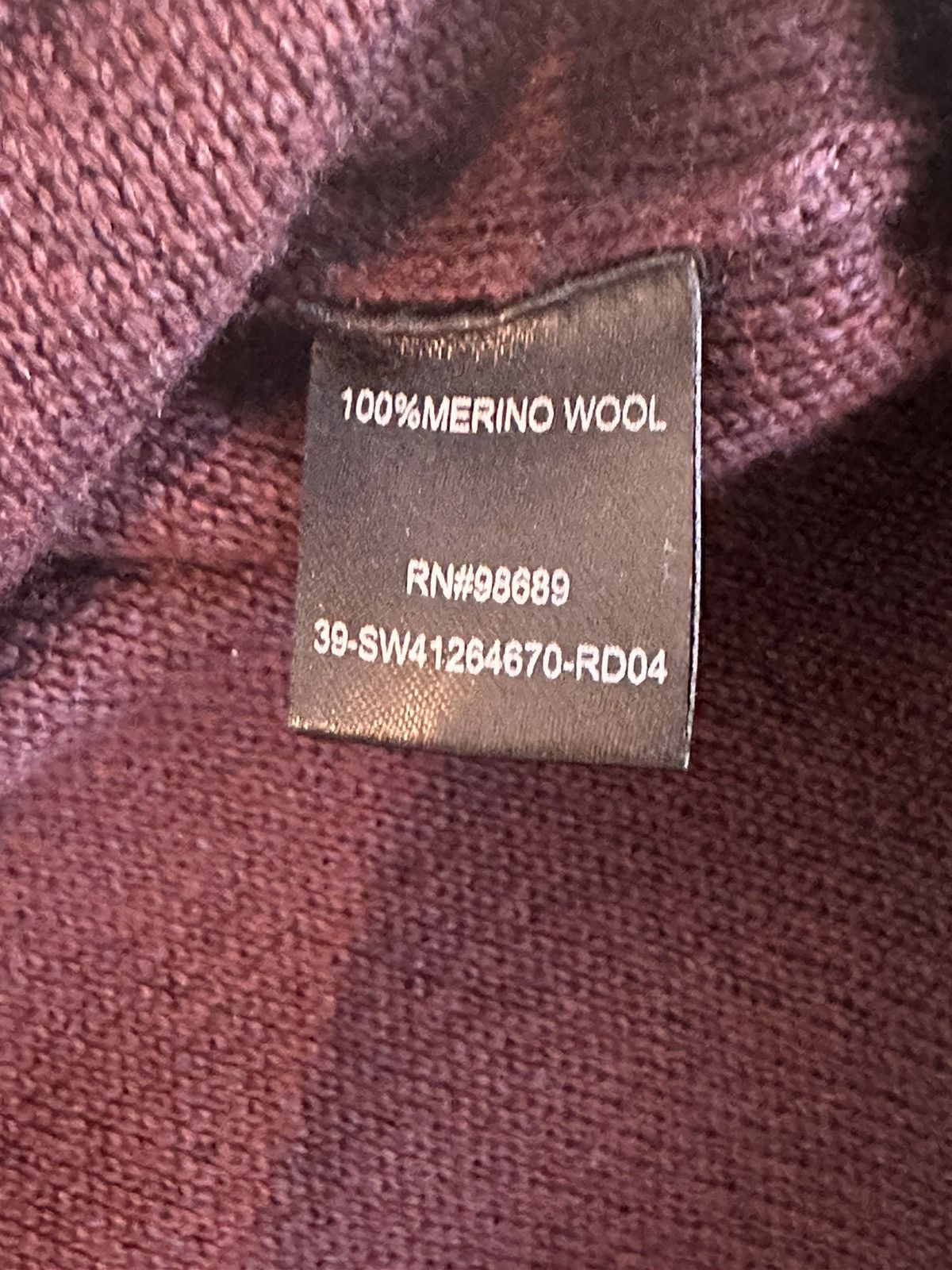 Todd Snyder Merino Ski Sweater in Burgundy Size US XS / EU 42 / 0 - 4 Thumbnail