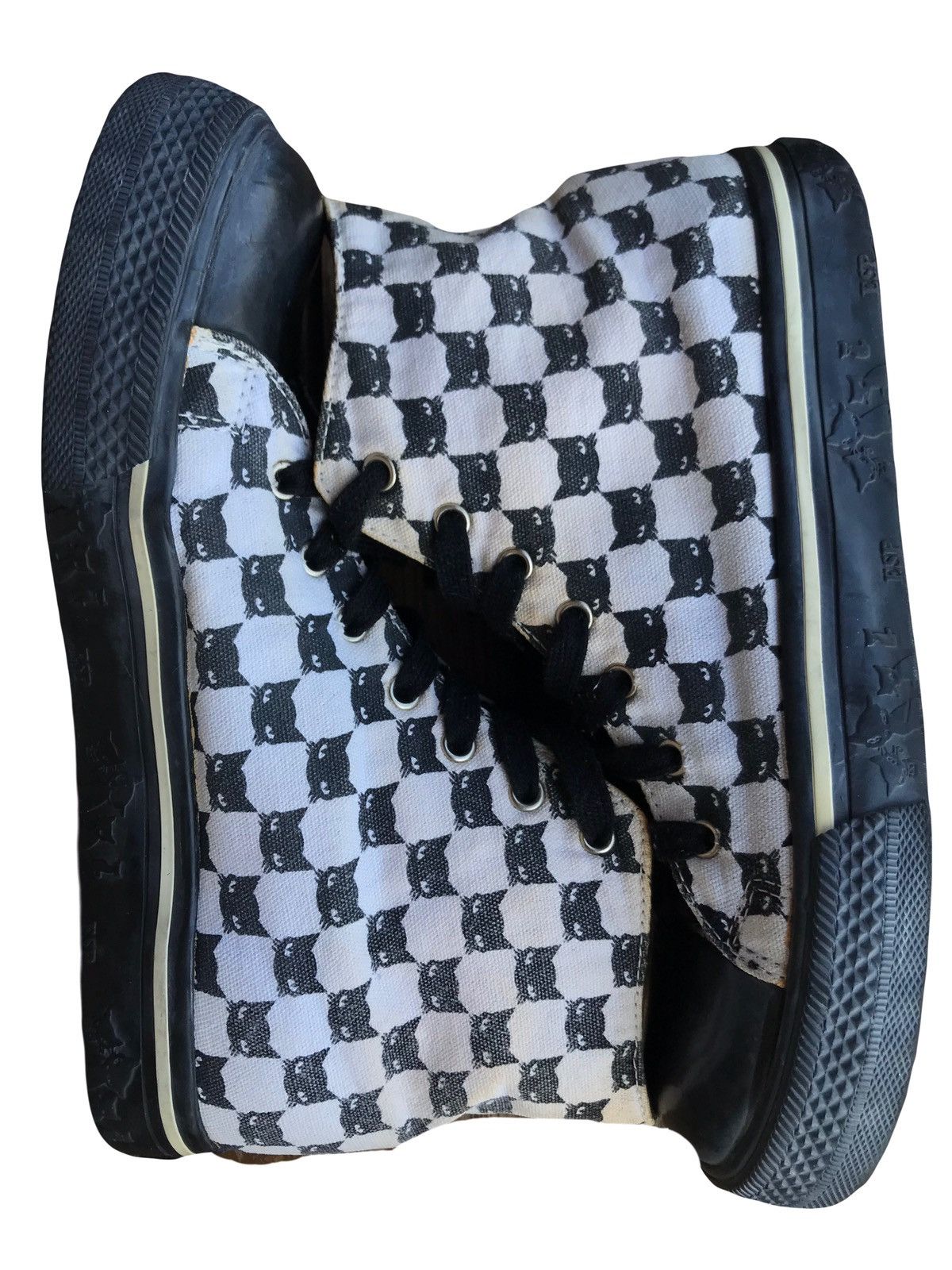 Anime Vintage Sneakers EMILY the Strange 2005 Anima Size 39 Size US 9 / IT 39 - 4 Thumbnail