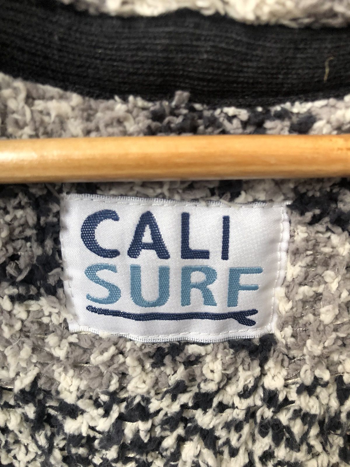 Japanese Brand Vintage Cali Surf Mohair Deep pile Cardigan Jacket Size US M / EU 48-50 / 2 - 11 Thumbnail
