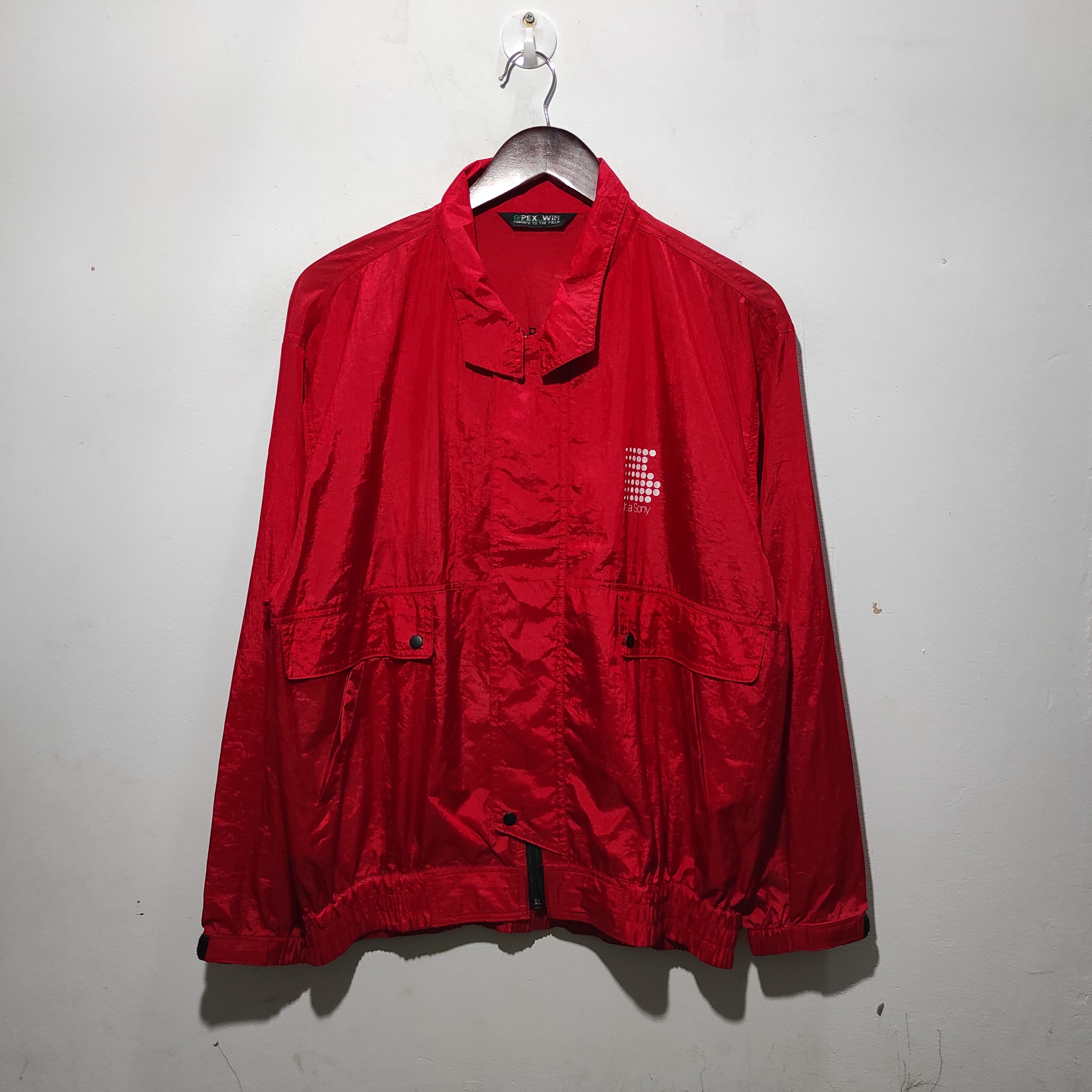 Sony × Vintage Vintage Sony Windbreaker Jacket Size US L / EU 52-54 / 3 - 7 Thumbnail