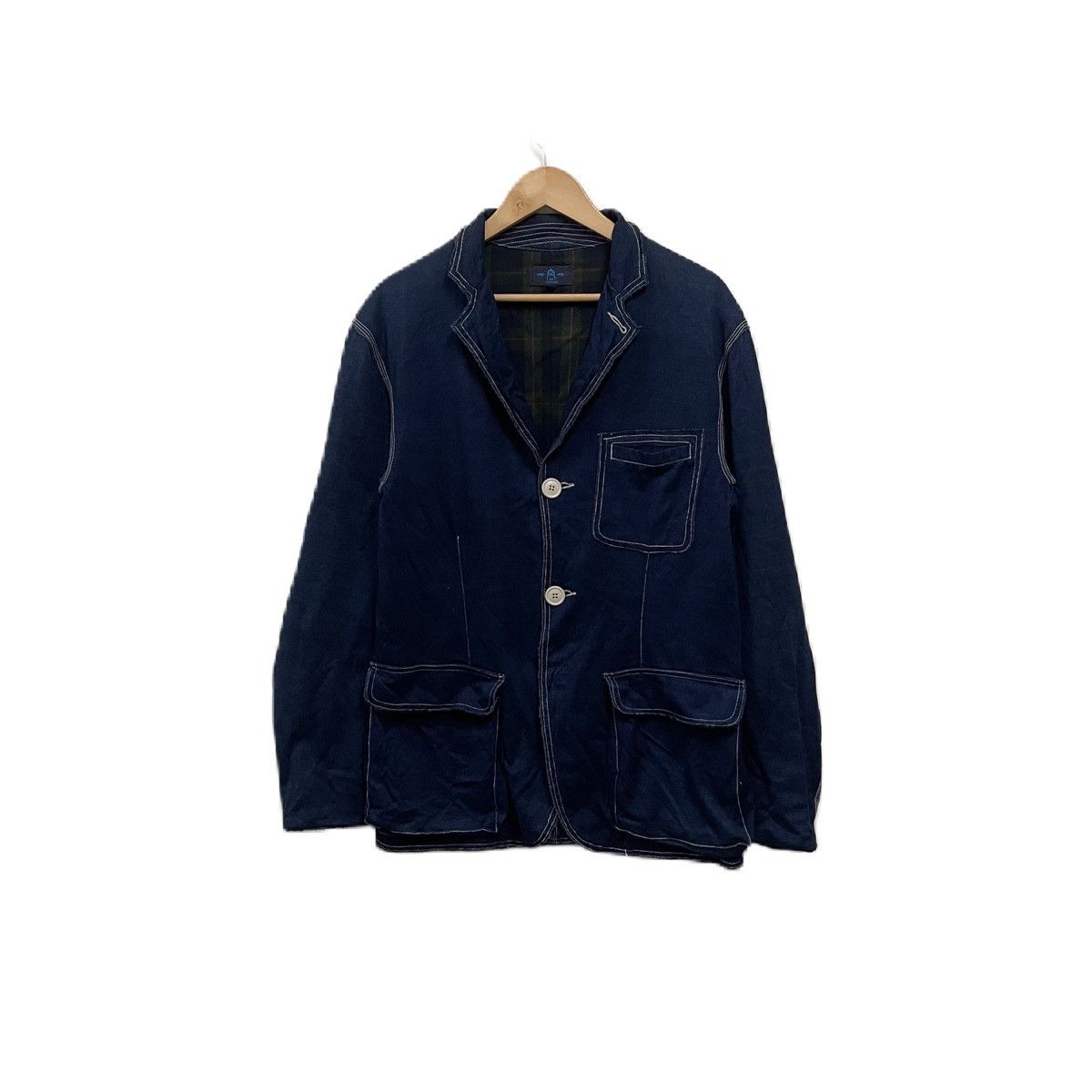 If Six Was Nine INDIGO japan denim jacket cotton japanese brand Size US L / EU 52-54 / 3 - 1 Thumbnail