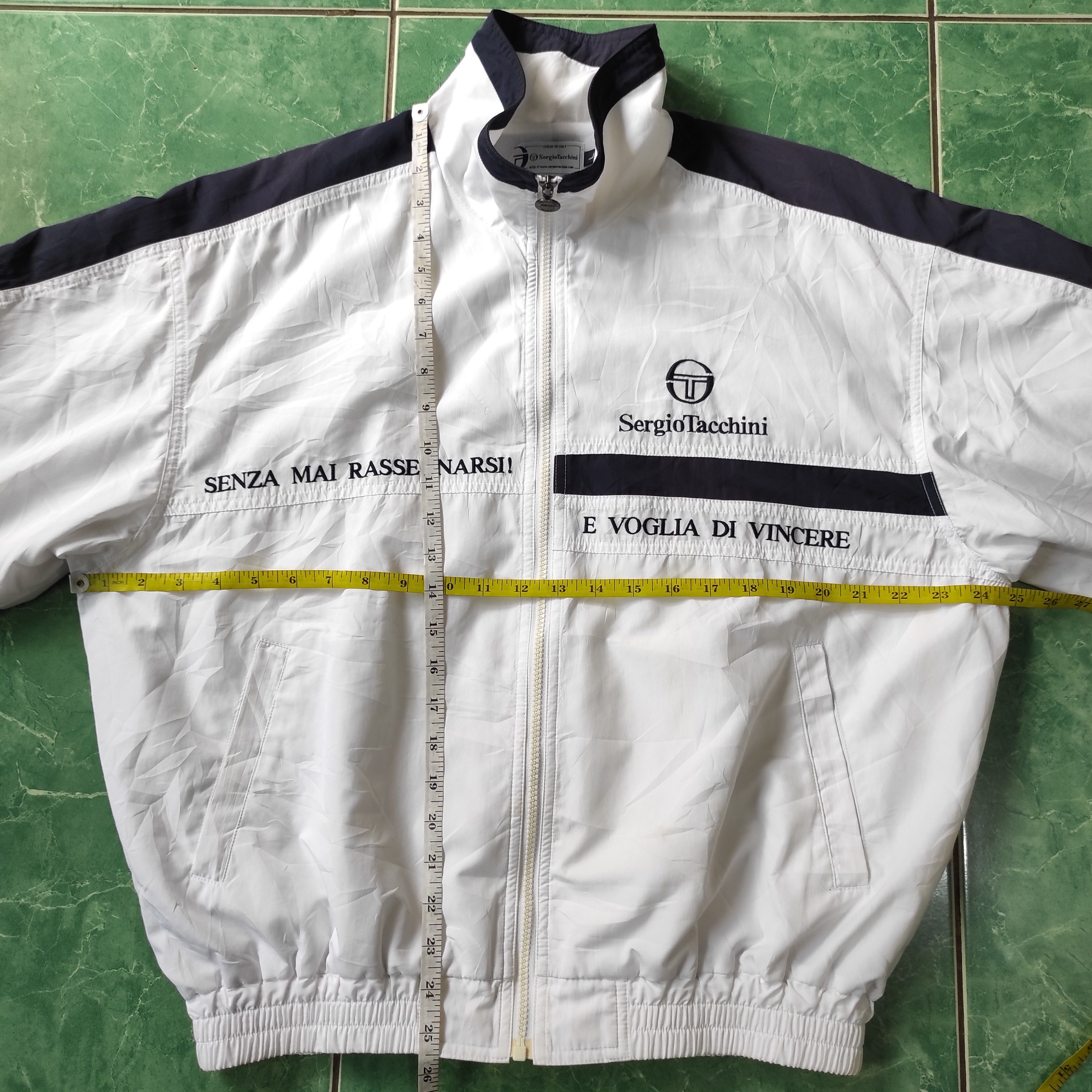 Sergio Tacchini Vintage Sergio Tacchini Windbreaker Jacket Size US L / EU 52-54 / 3 - 2 Thumbnail