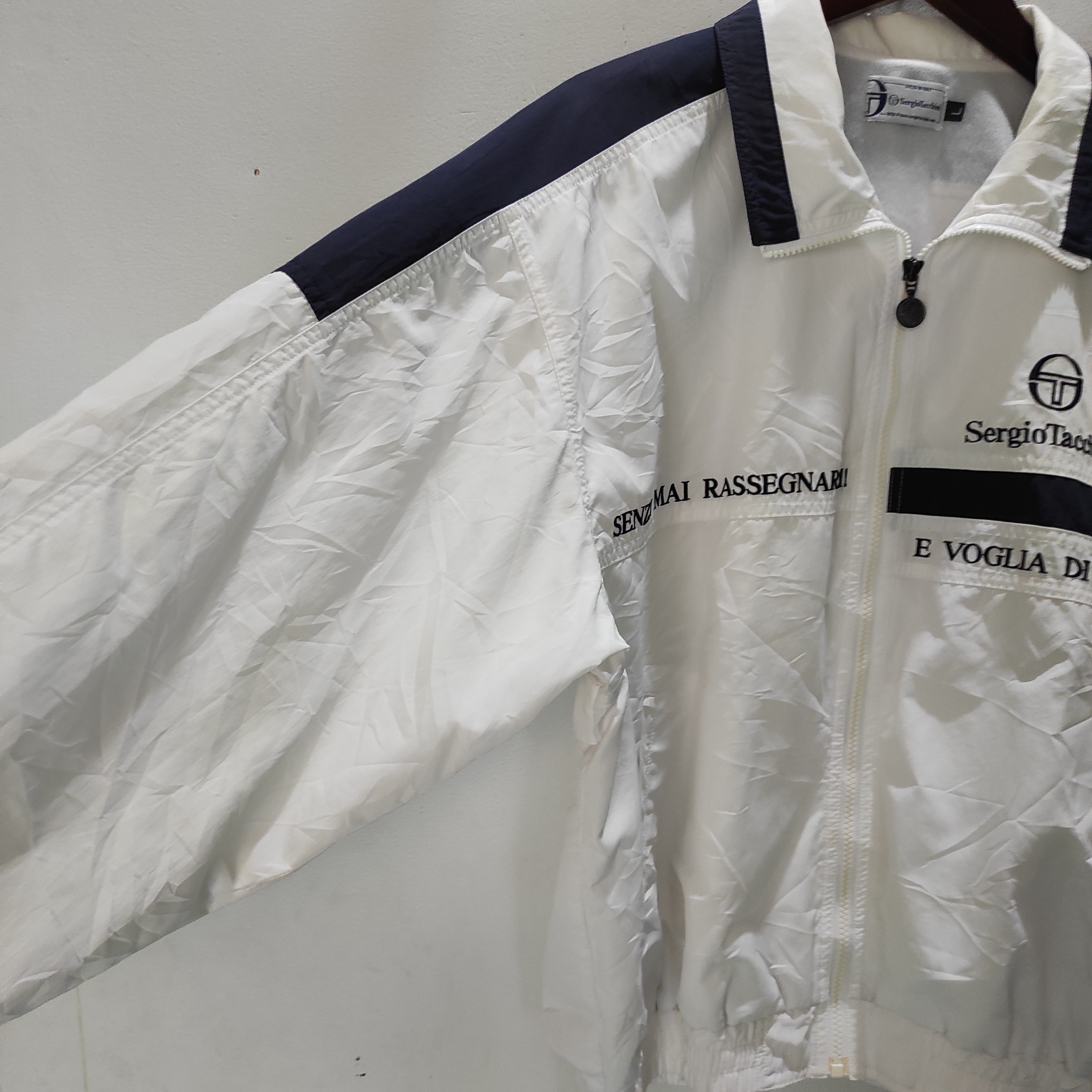 Sergio Tacchini Vintage Sergio Tacchini Windbreaker Jacket Size US L / EU 52-54 / 3 - 12 Thumbnail