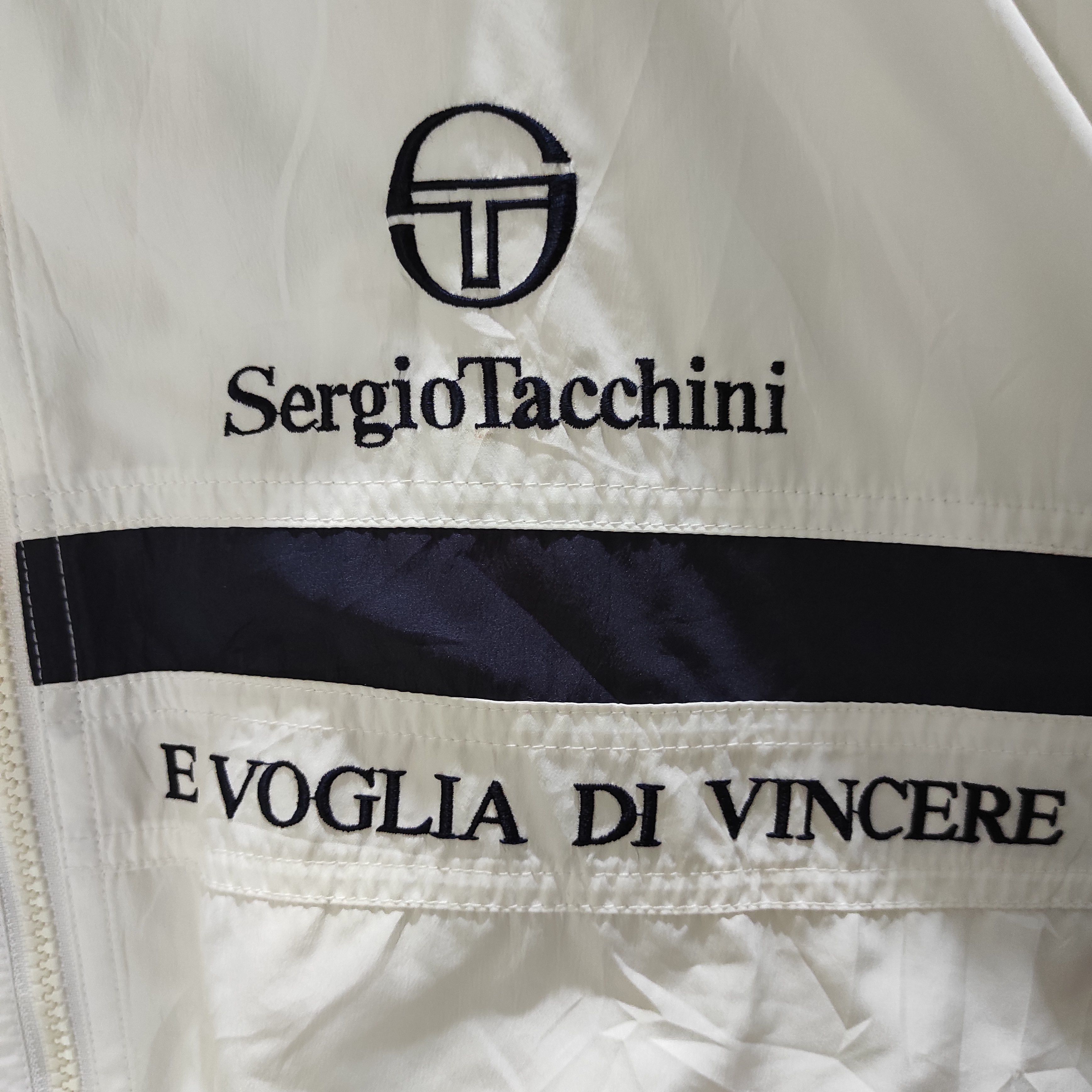 Sergio Tacchini Vintage Sergio Tacchini Windbreaker Jacket Size US L / EU 52-54 / 3 - 9 Thumbnail