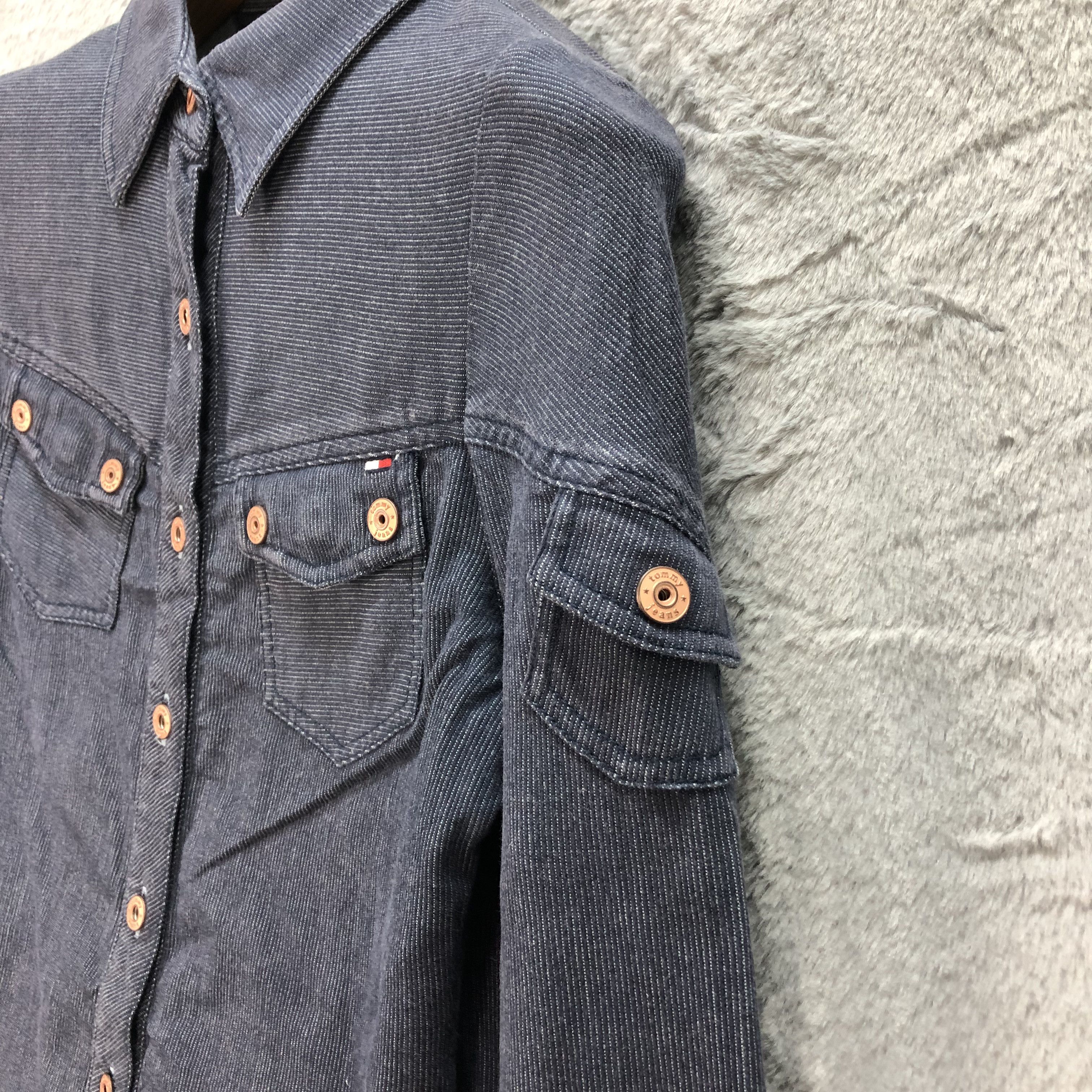 Tommy Hilfiger TOMMY JEANS SOFT DENIM BUTTON UPS SHIRT #6708-80 Size S / US 4 / IT 40 - 9 Thumbnail