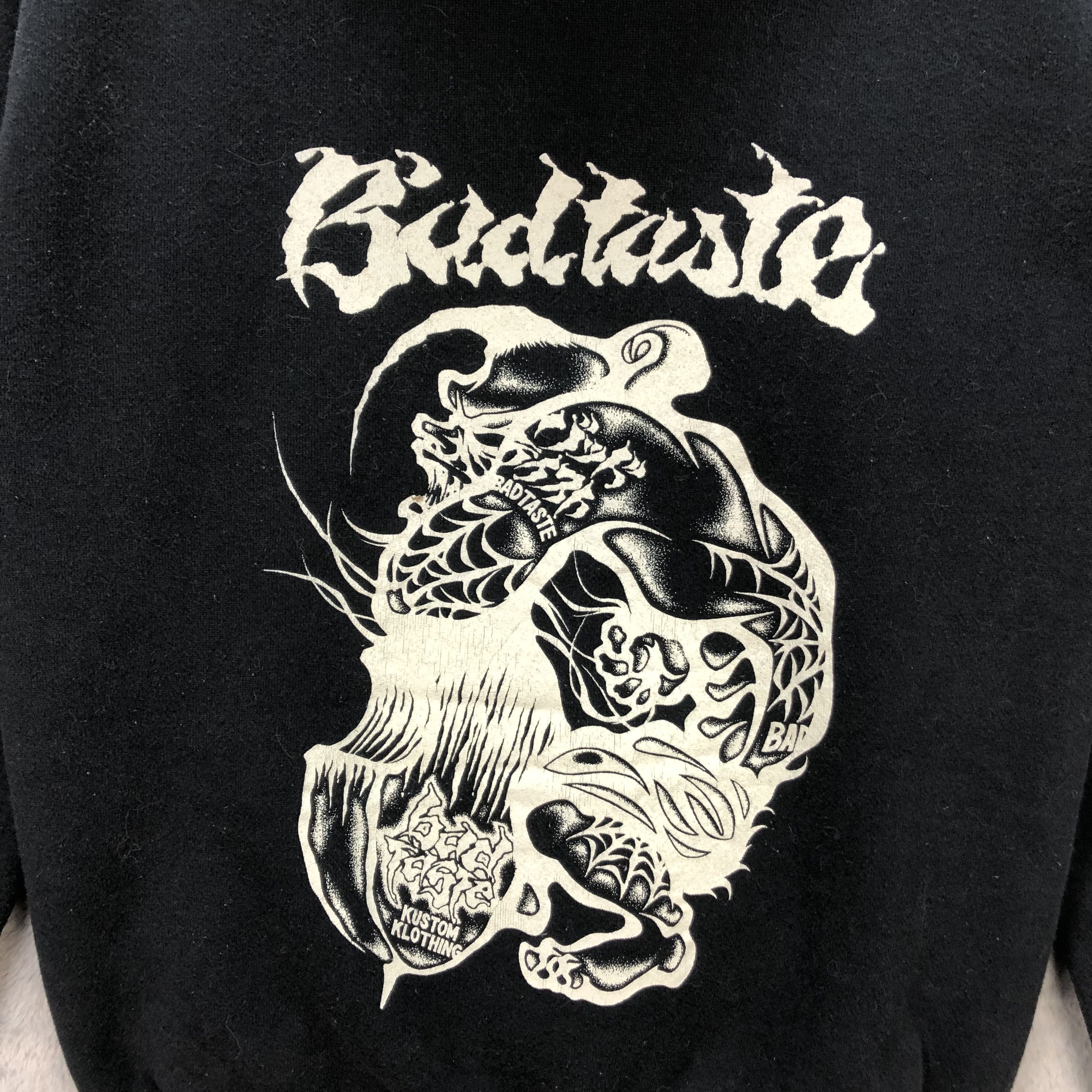 Japanese Brand BADTASTE BIG LOGO HOODIES #6710-80 Size US M / EU 48-50 / 2 - 2 Thumbnail