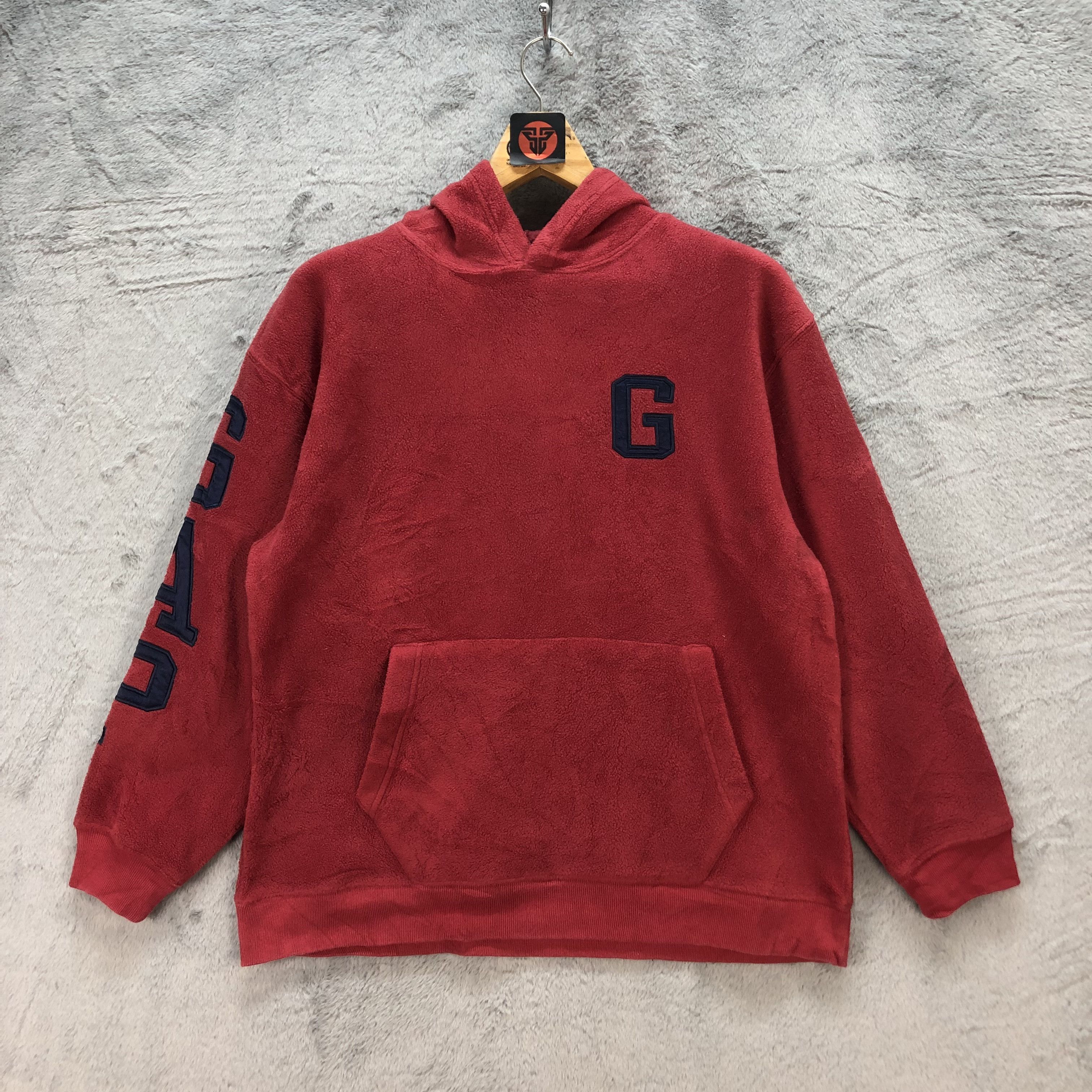 Gap GAP SLEEVE BIG LOGO YOUTH FLEECE HOODIES #6712-81 Size US XXL / EU 58 / 5 - 1 Thumbnail