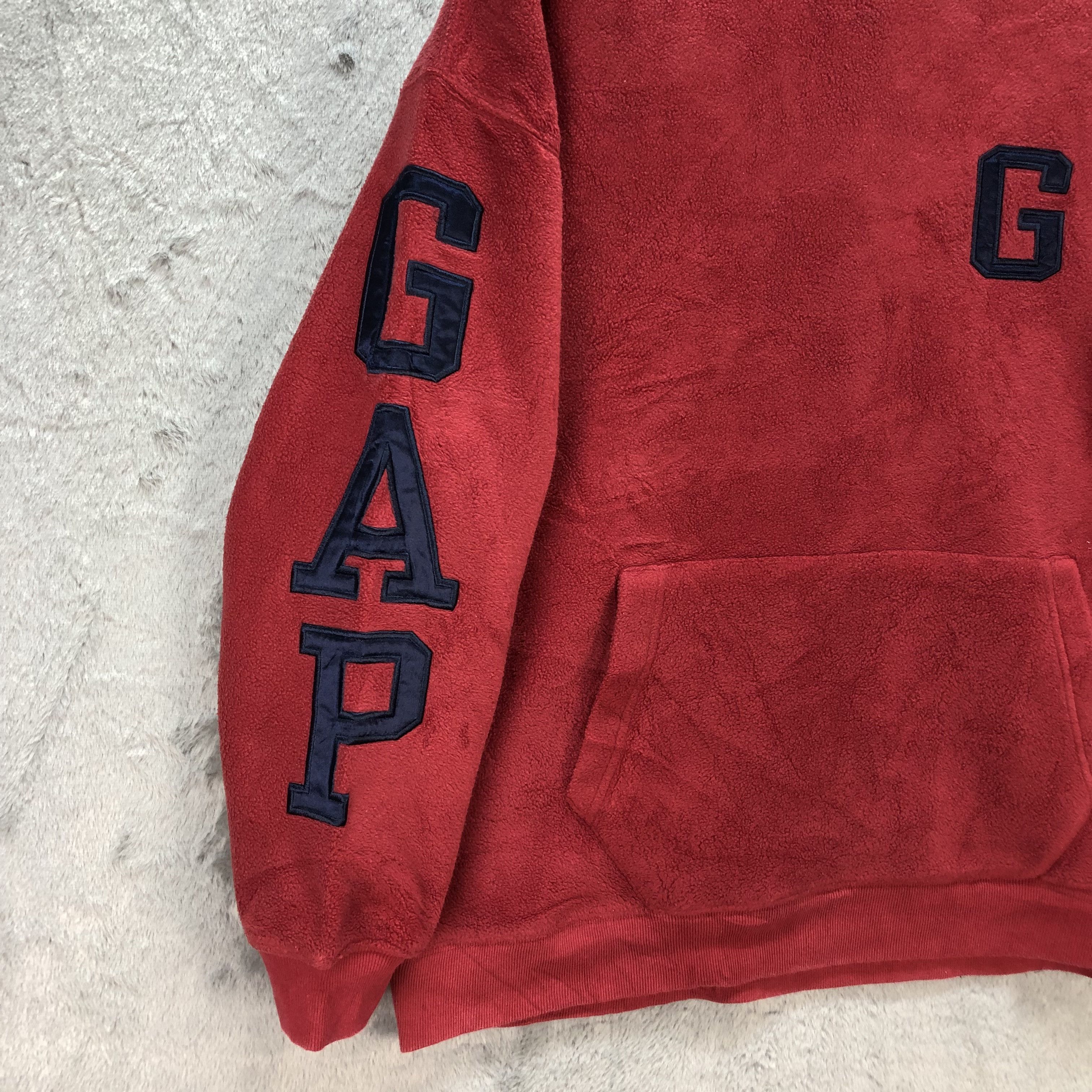 Gap GAP SLEEVE BIG LOGO YOUTH FLEECE HOODIES #6712-81 Size US XXL / EU 58 / 5 - 7 Thumbnail