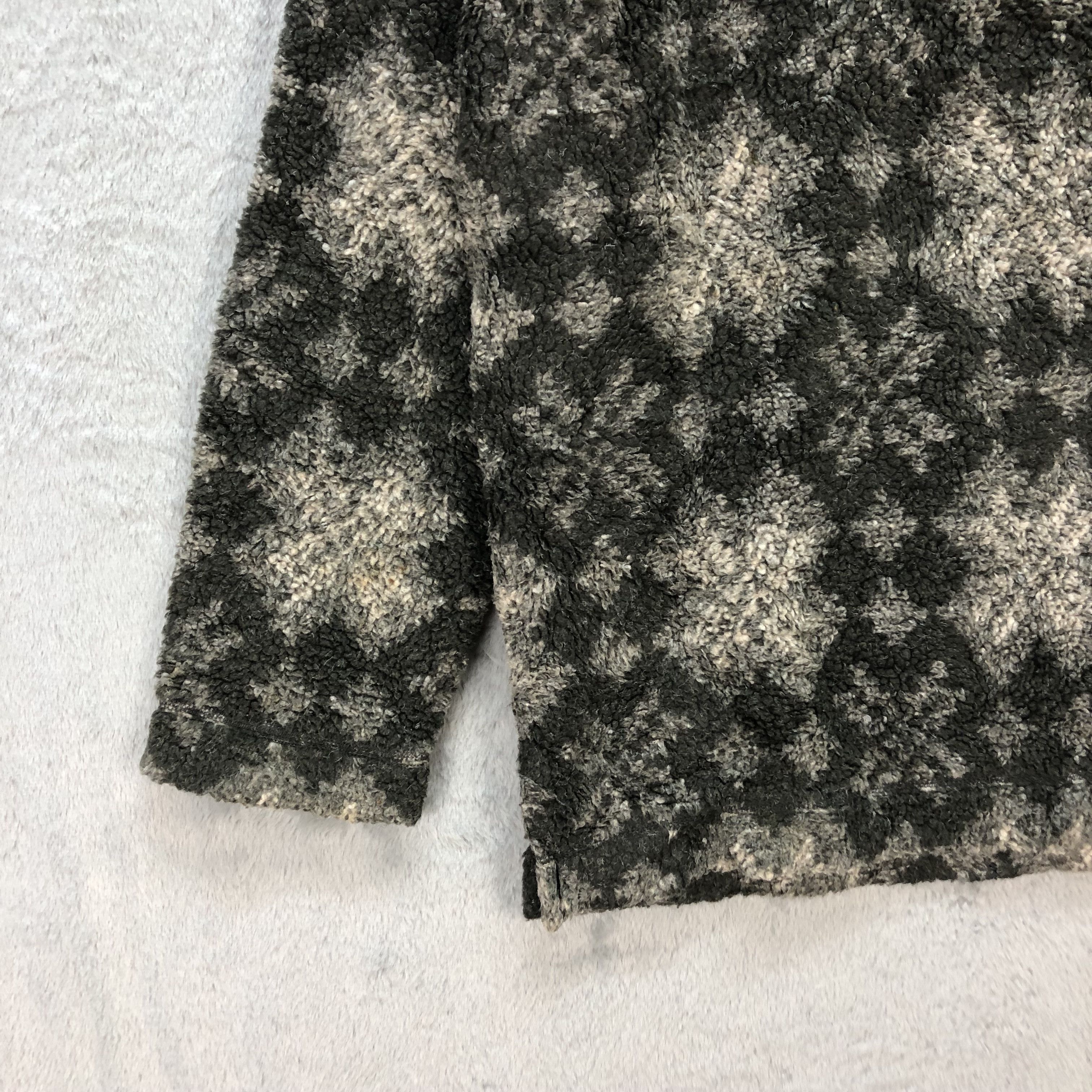 L.L. Bean LL BEAN HALF BUTTON ABSTRACT DEEP PILE FLEECE #6716-81 Size US S / EU 44-46 / 1 - 4 Thumbnail