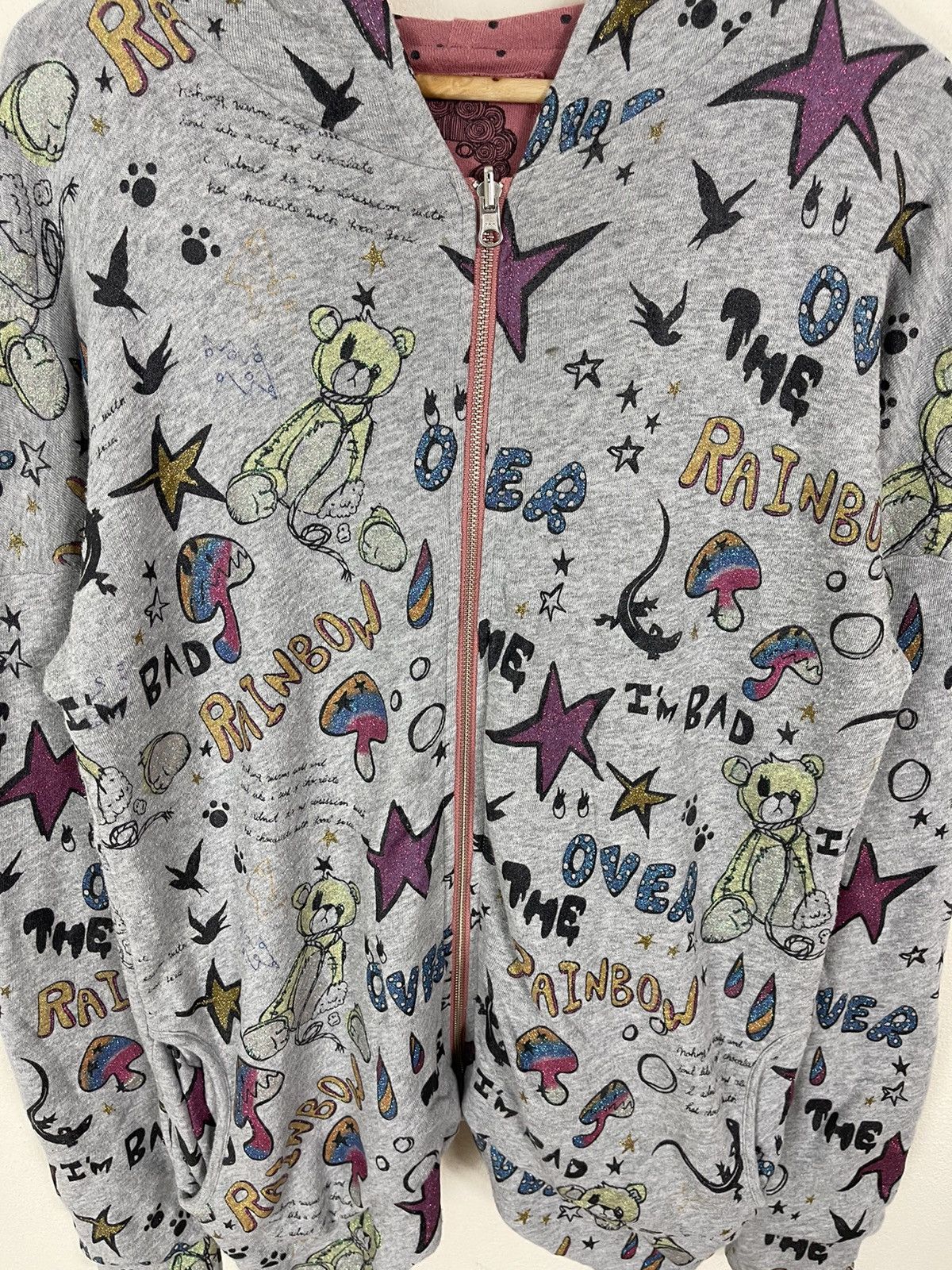 If Six Was Nine Vintage Scolar Fullprint Reversible Zip Up Hoodie Size US M / EU 48-50 / 2 - 3 Thumbnail
