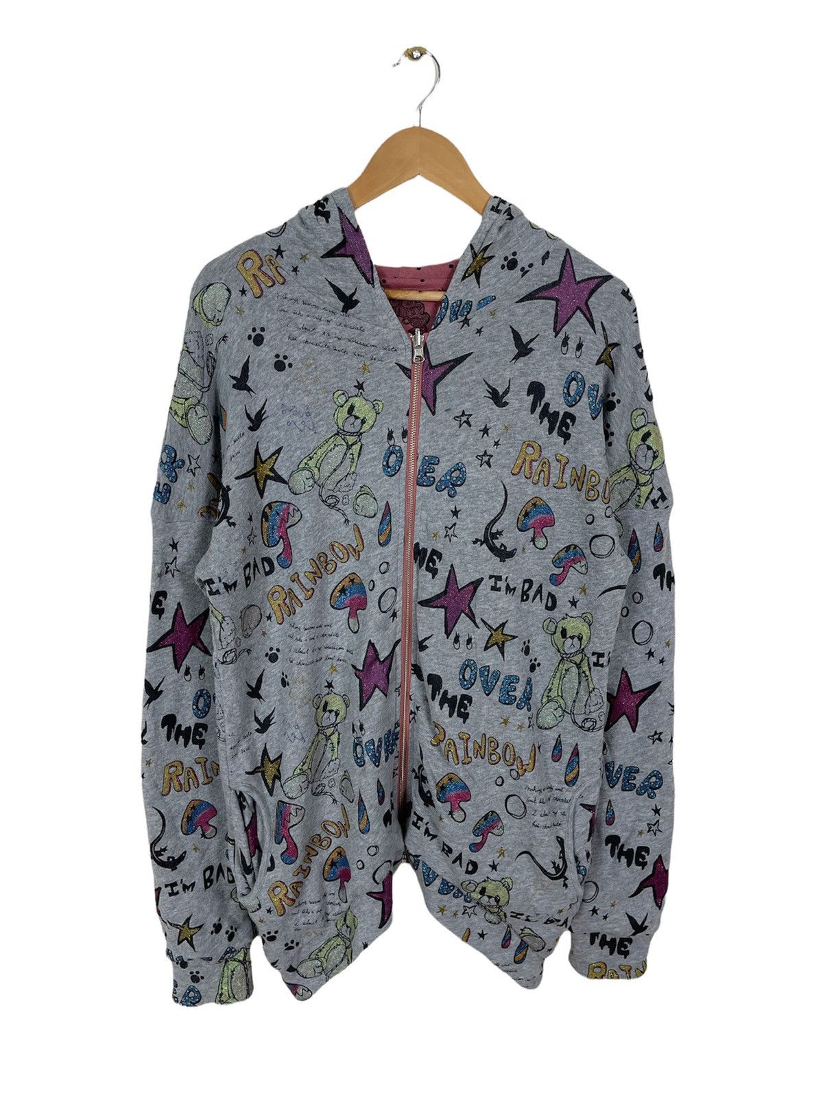 If Six Was Nine Vintage Scolar Fullprint Reversible Zip Up Hoodie Size US M / EU 48-50 / 2 - 1 Thumbnail
