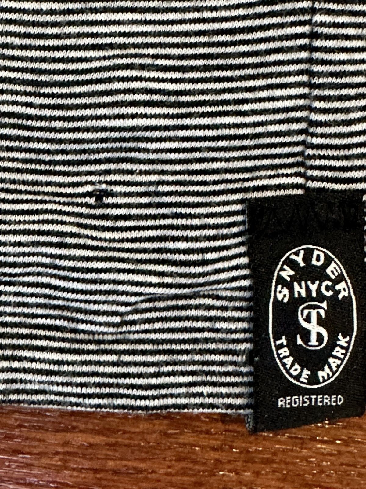 Todd Snyder Made In LA Tee in Navy Stripe Size US XS / EU 42 / 0 - 4 Thumbnail