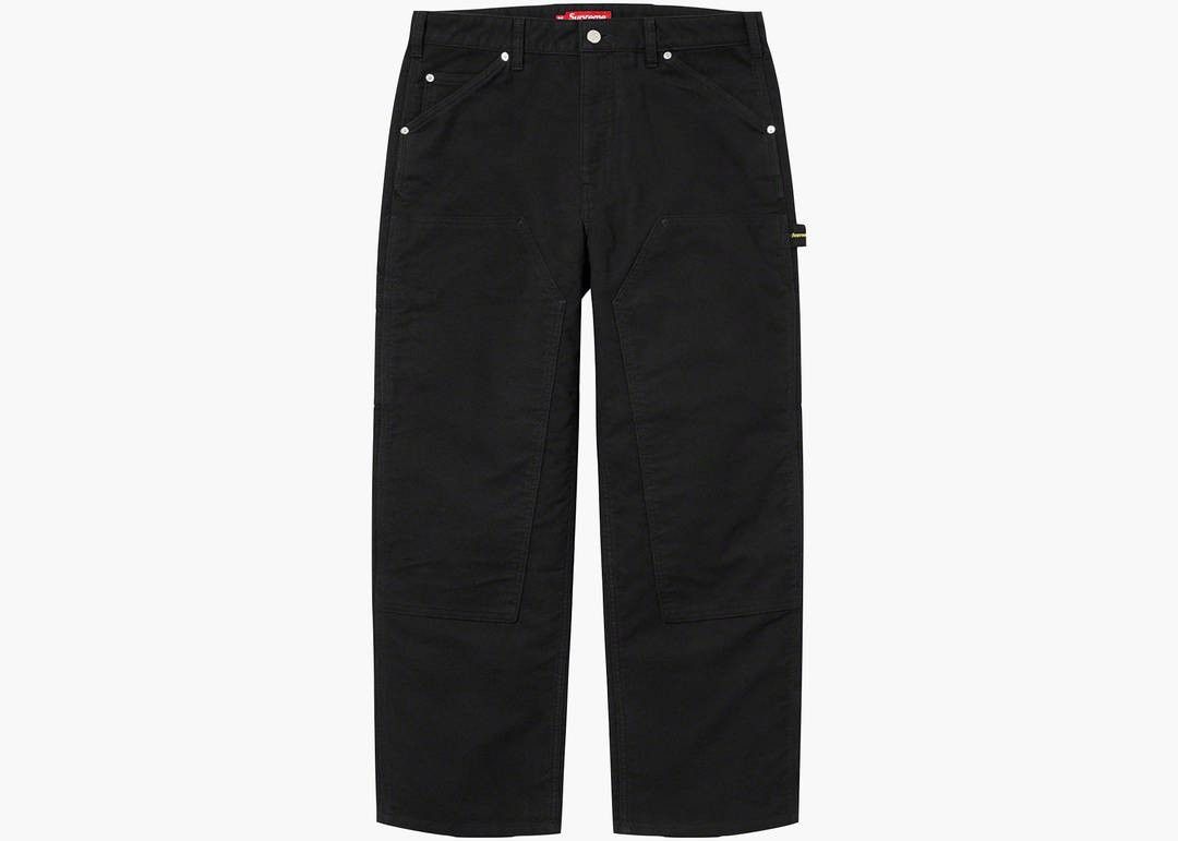 image of Supreme Moleskin Double Knee Painter Pant Black, Men's (Size 36)