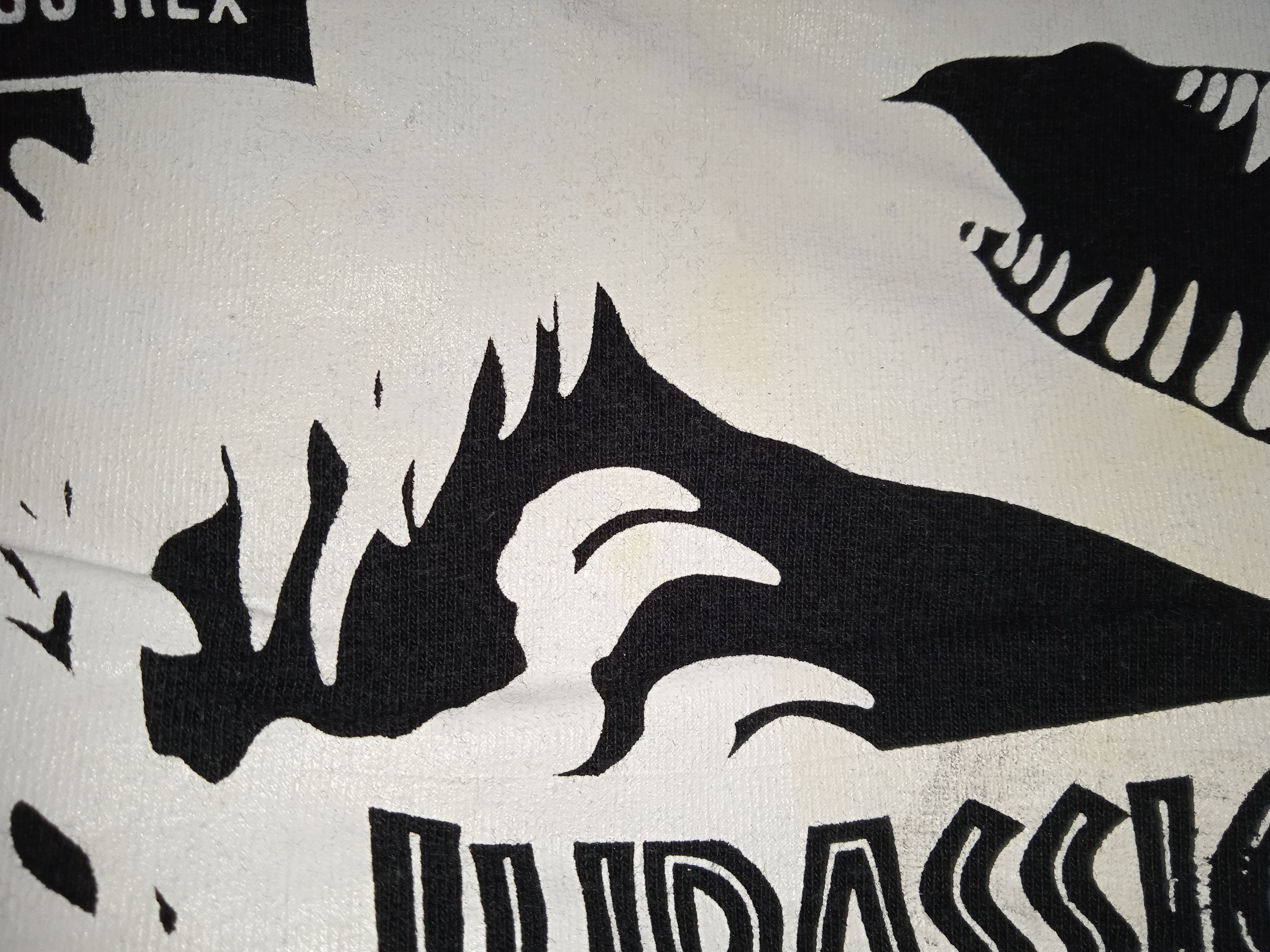 Vintage Vintage 90s Jurassic Park 1992 T-Shirt Size US L / EU 52-54 / 3 - 3 Thumbnail