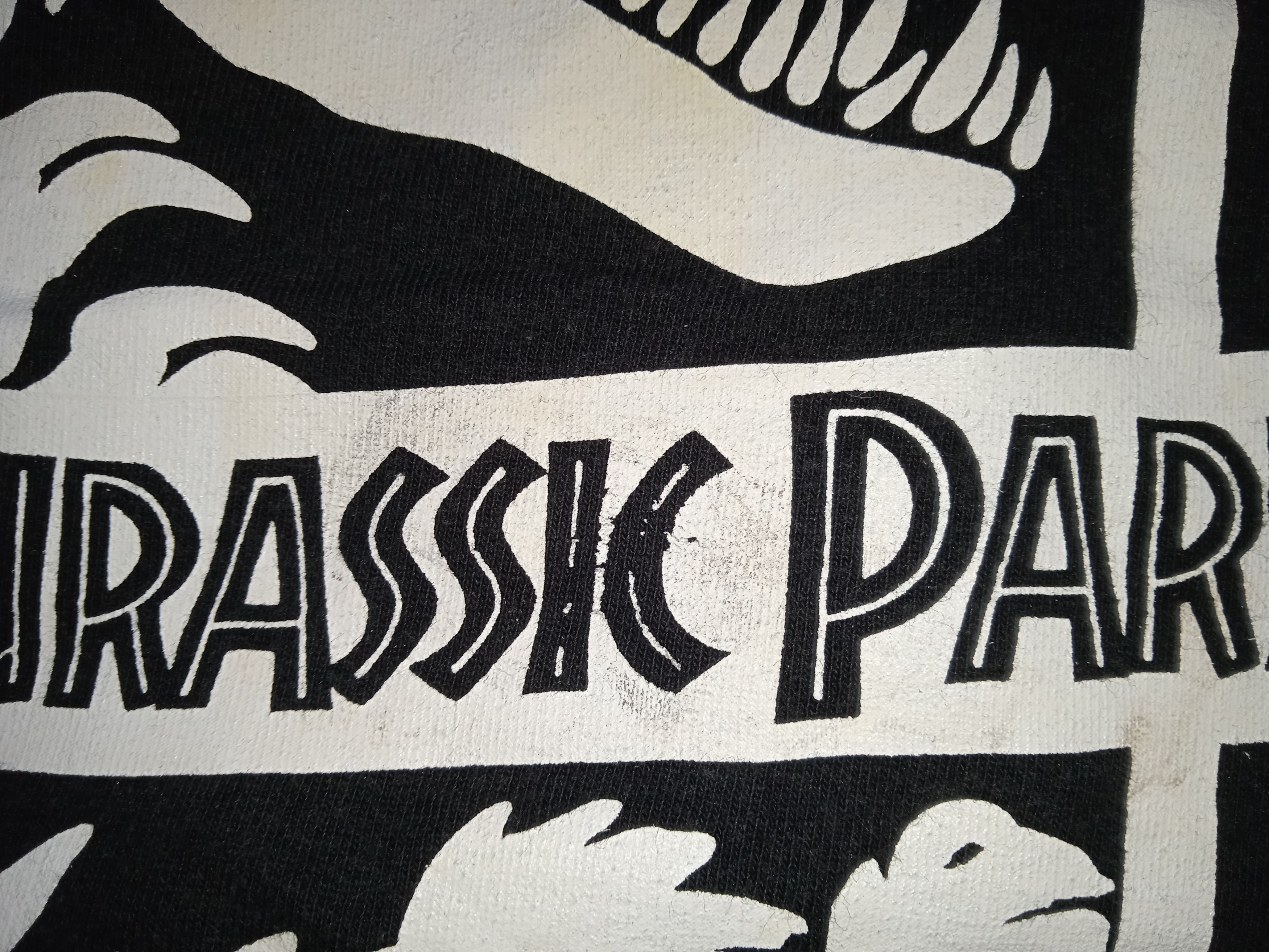 Vintage Vintage 90s Jurassic Park 1992 T-Shirt Size US L / EU 52-54 / 3 - 11 Thumbnail