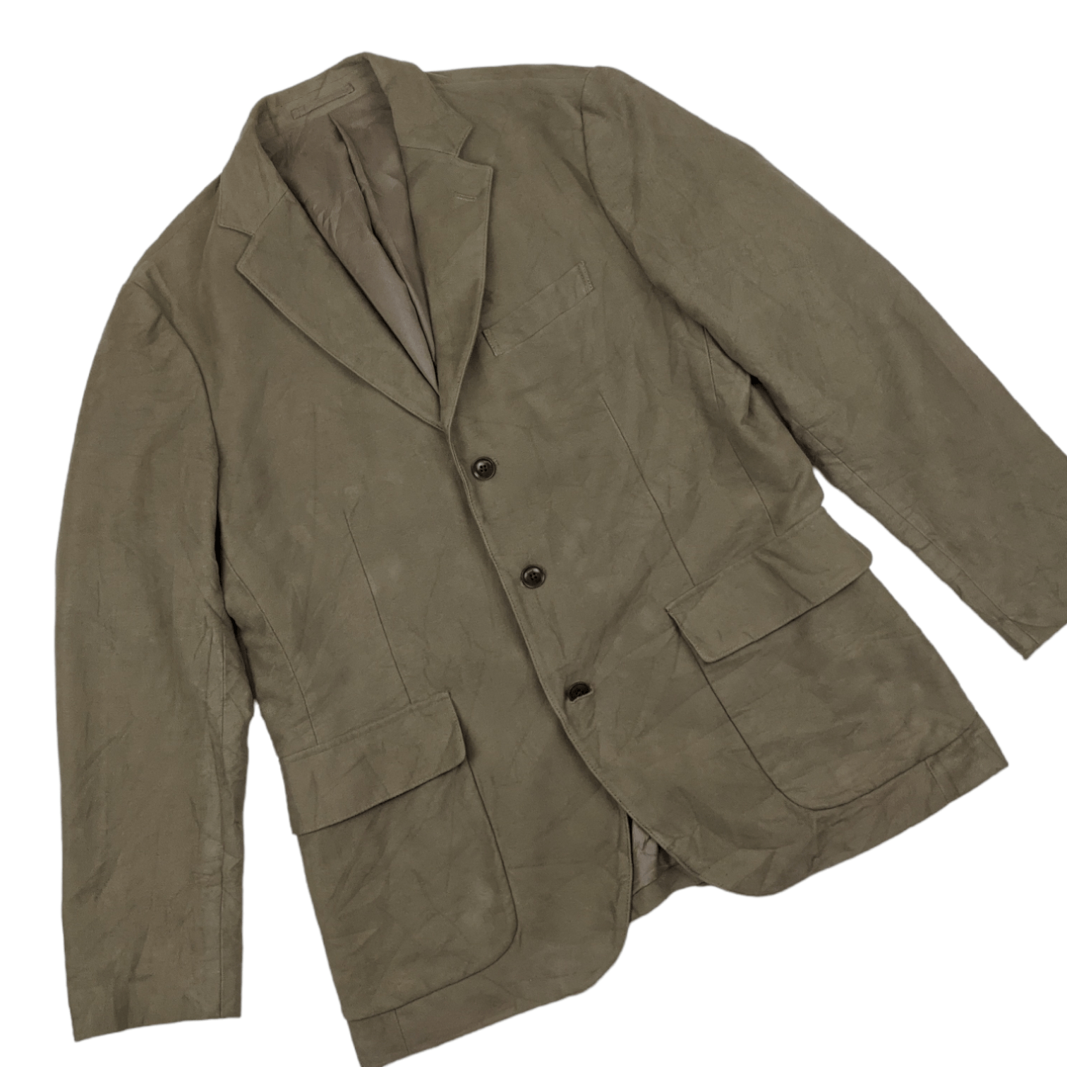 Japanese Brand × Uniqlo × Vintage Vintage UNIQLO Smart Casual Blazer Coat Size US XL / EU 56 / 4 - 3 Thumbnail