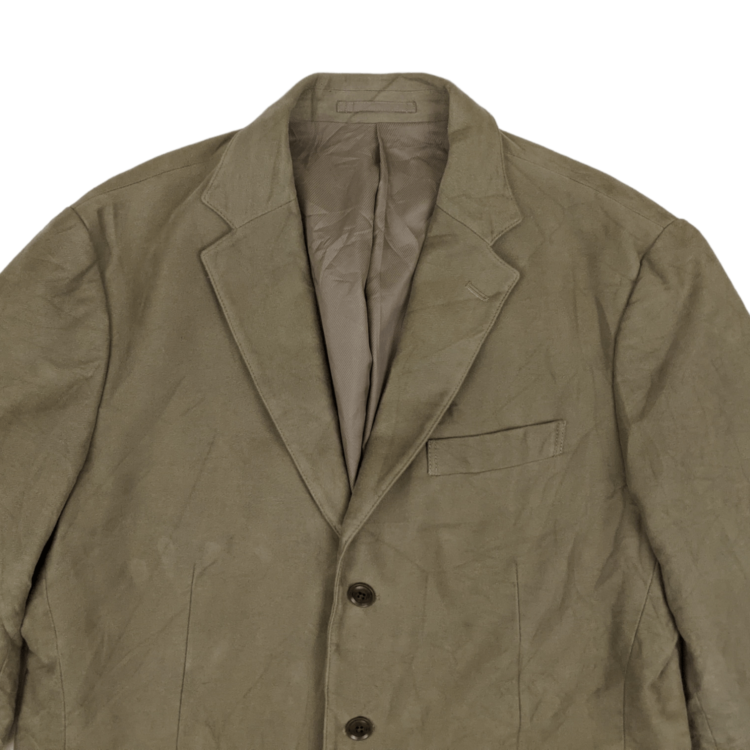 Japanese Brand × Uniqlo × Vintage Vintage UNIQLO Smart Casual Blazer Coat Size US XL / EU 56 / 4 - 4 Thumbnail