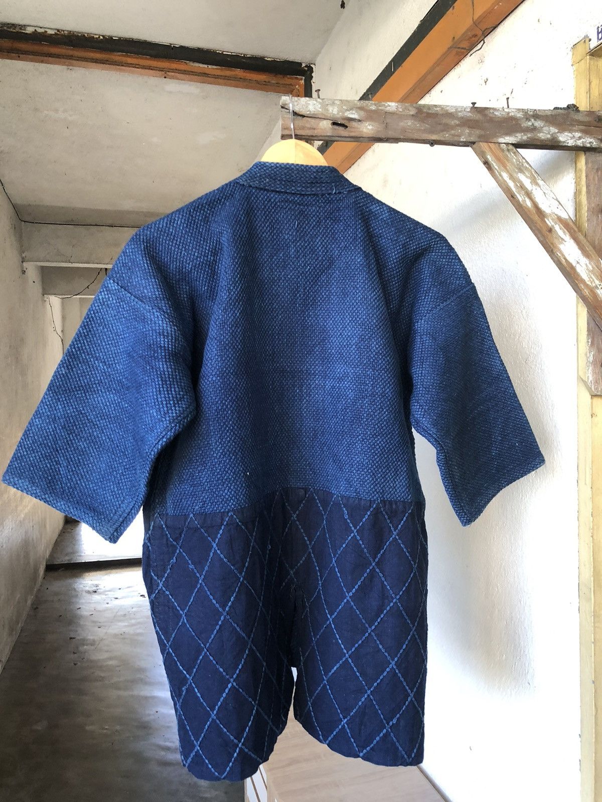 Indigo Vintage Woven Indigo Sashiko Jacket Inspired Kapital Size US M / EU 48-50 / 2 - 13 Thumbnail