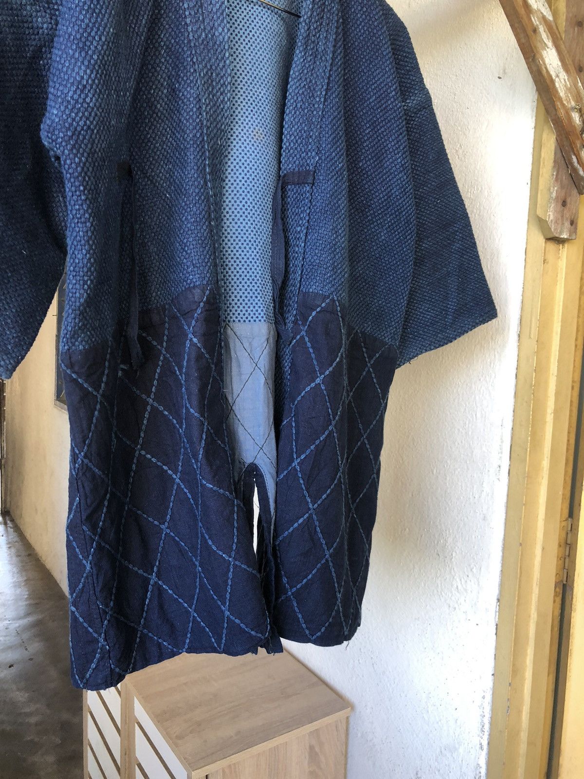 Indigo Vintage Woven Indigo Sashiko Jacket Inspired Kapital Size US M / EU 48-50 / 2 - 6 Thumbnail
