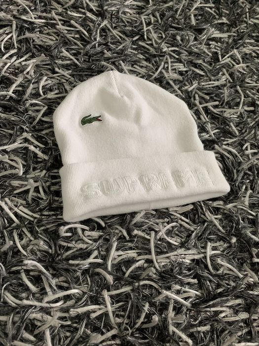 Supreme Supreme x Lacoste beanie | Grailed