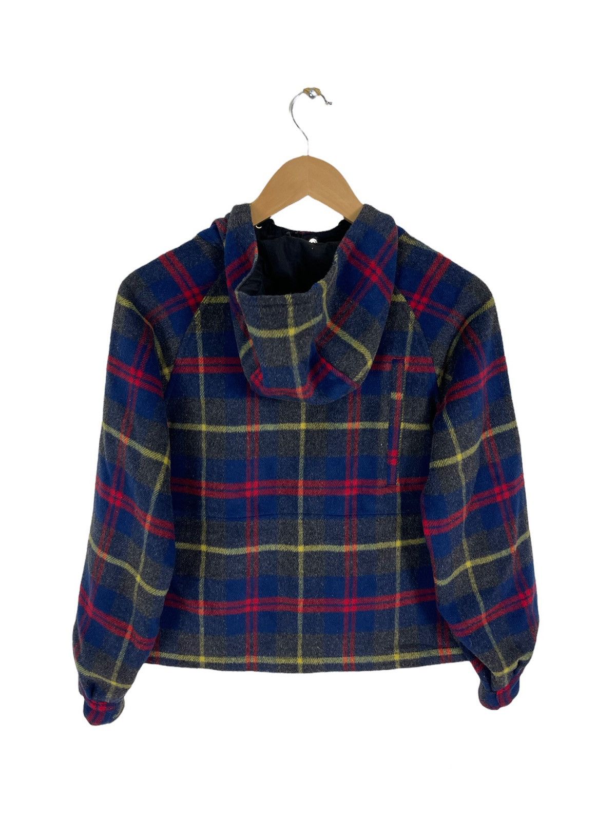 Beams Plus Vintage Beams Boy Multi Pocket Patchwork Wool Jacket Hoodie Size US S / EU 44-46 / 1 - 7 Thumbnail