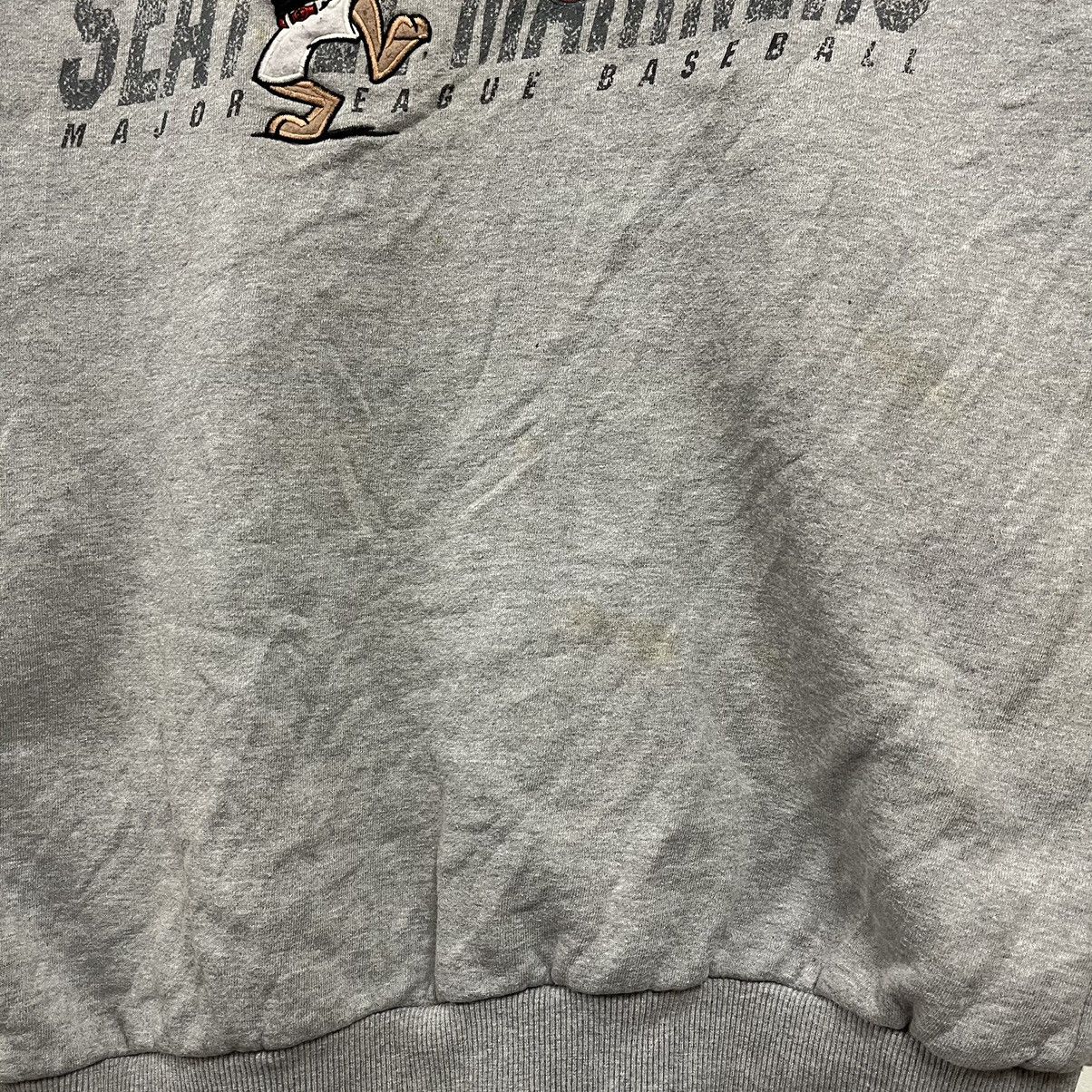 MLB Vintage seattle mariners MLB sweatshirt pullover Size US L / EU 52-54 / 3 - 3 Thumbnail