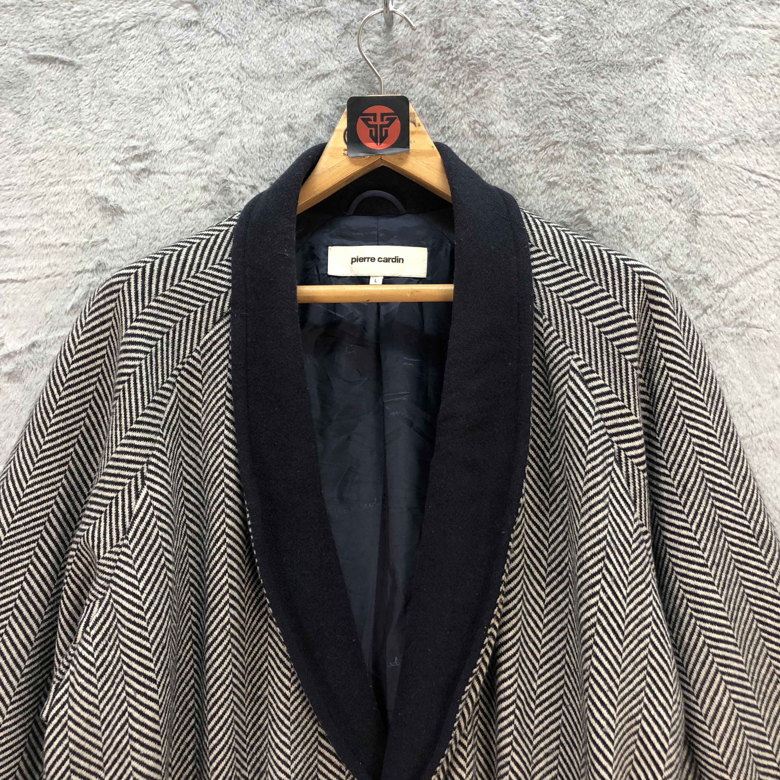 Pierre Cardin PIERRE CARDIN Herringbone Robe #6734-83 Size US L / EU 52-54 / 3 - 2 Thumbnail