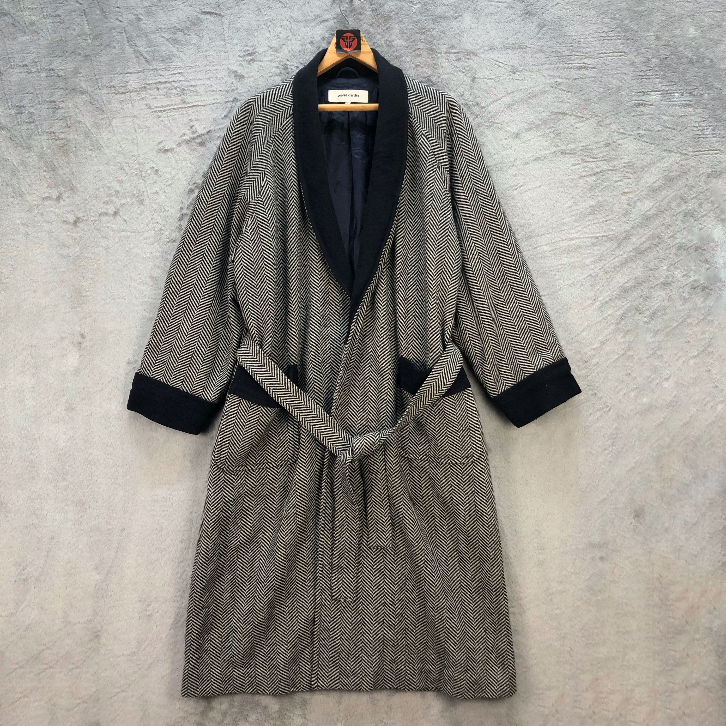 PIERRE CARDIN Herringbone Robe #6734-83