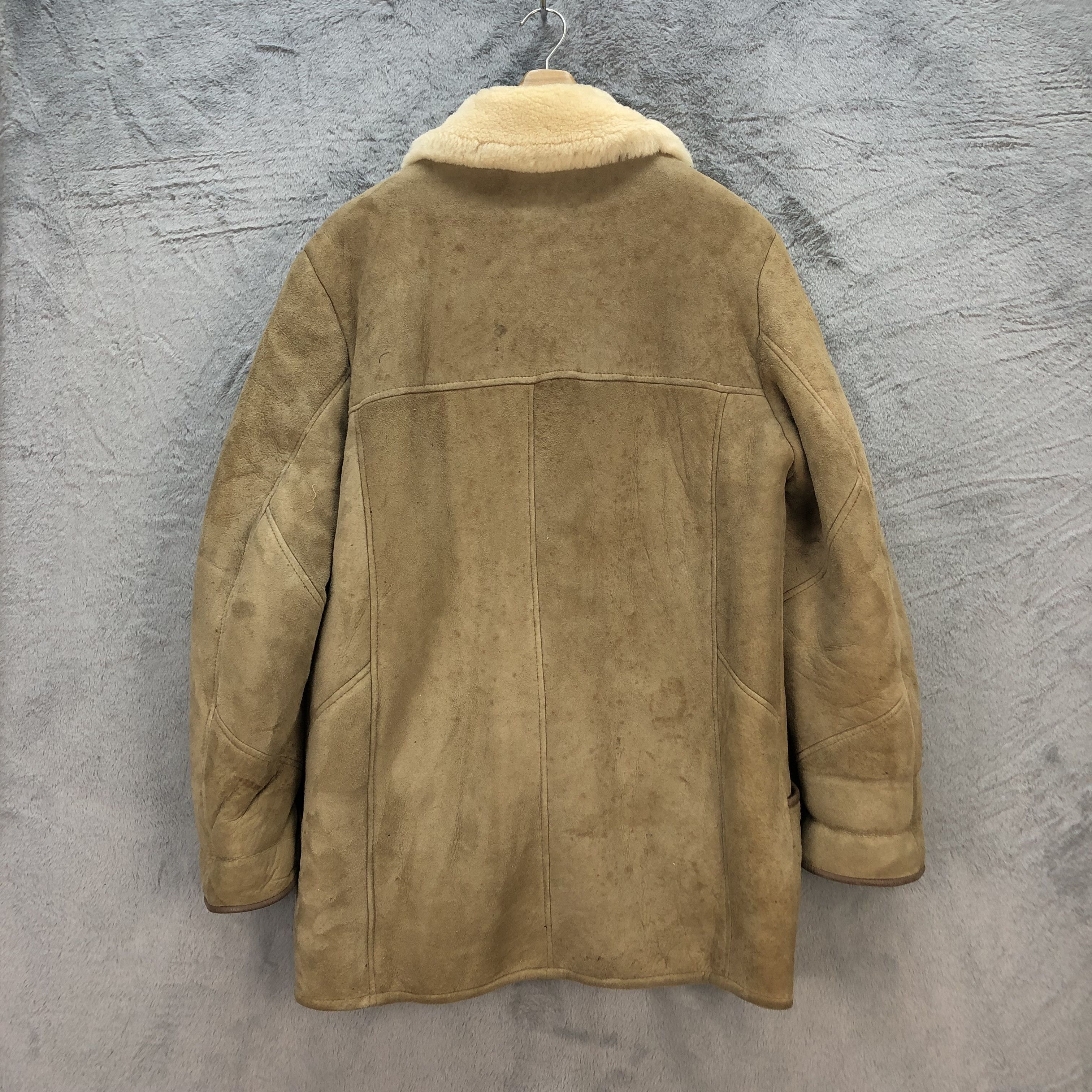 Canterbury of New Zealand CANTERBURY WOOL-N-SUEDE SHEARLING LEATHER JACKET #6725-83 Size US M / EU 48-50 / 2 - 9 Thumbnail