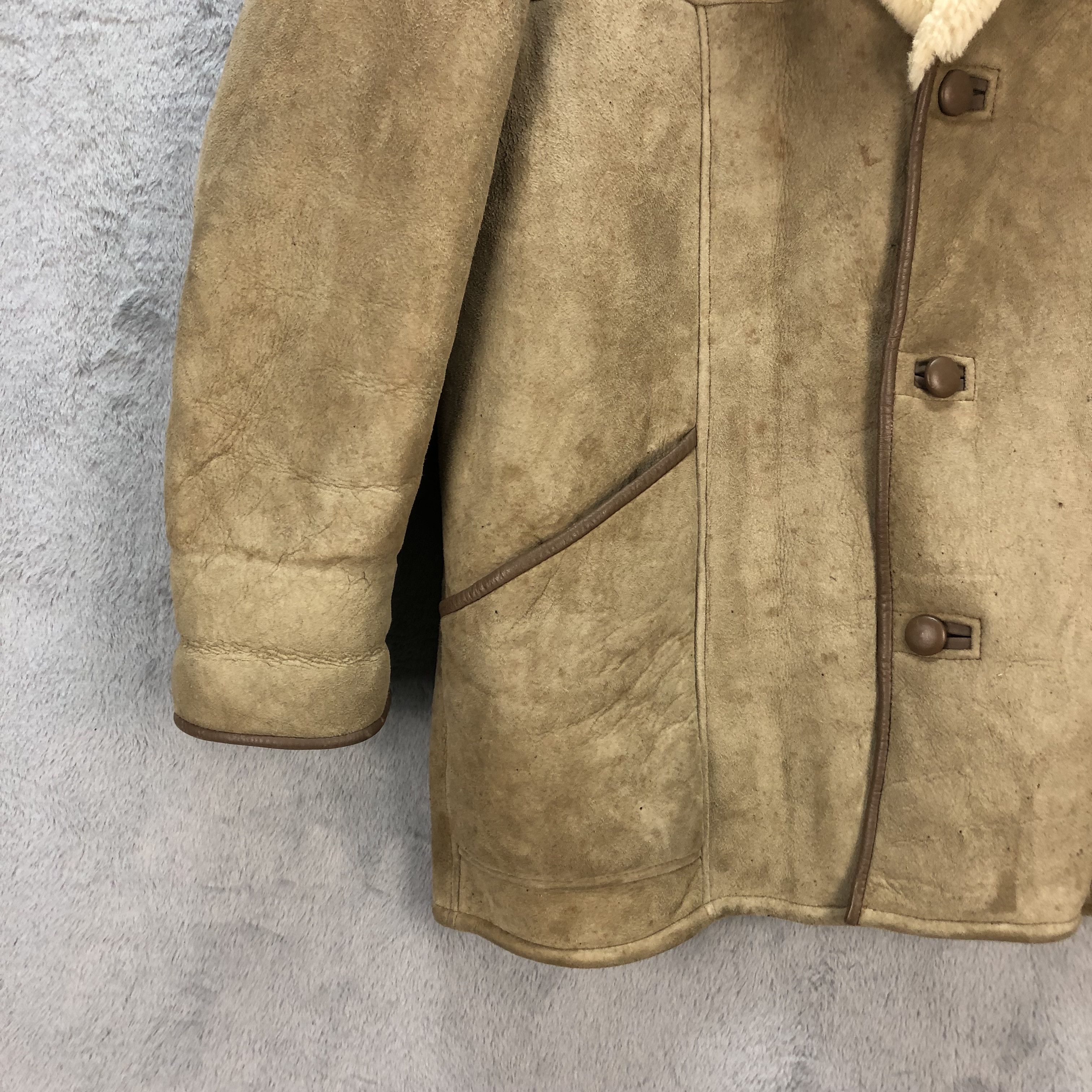 Canterbury of New Zealand CANTERBURY WOOL-N-SUEDE SHEARLING LEATHER JACKET #6725-83 Size US M / EU 48-50 / 2 - 4 Thumbnail
