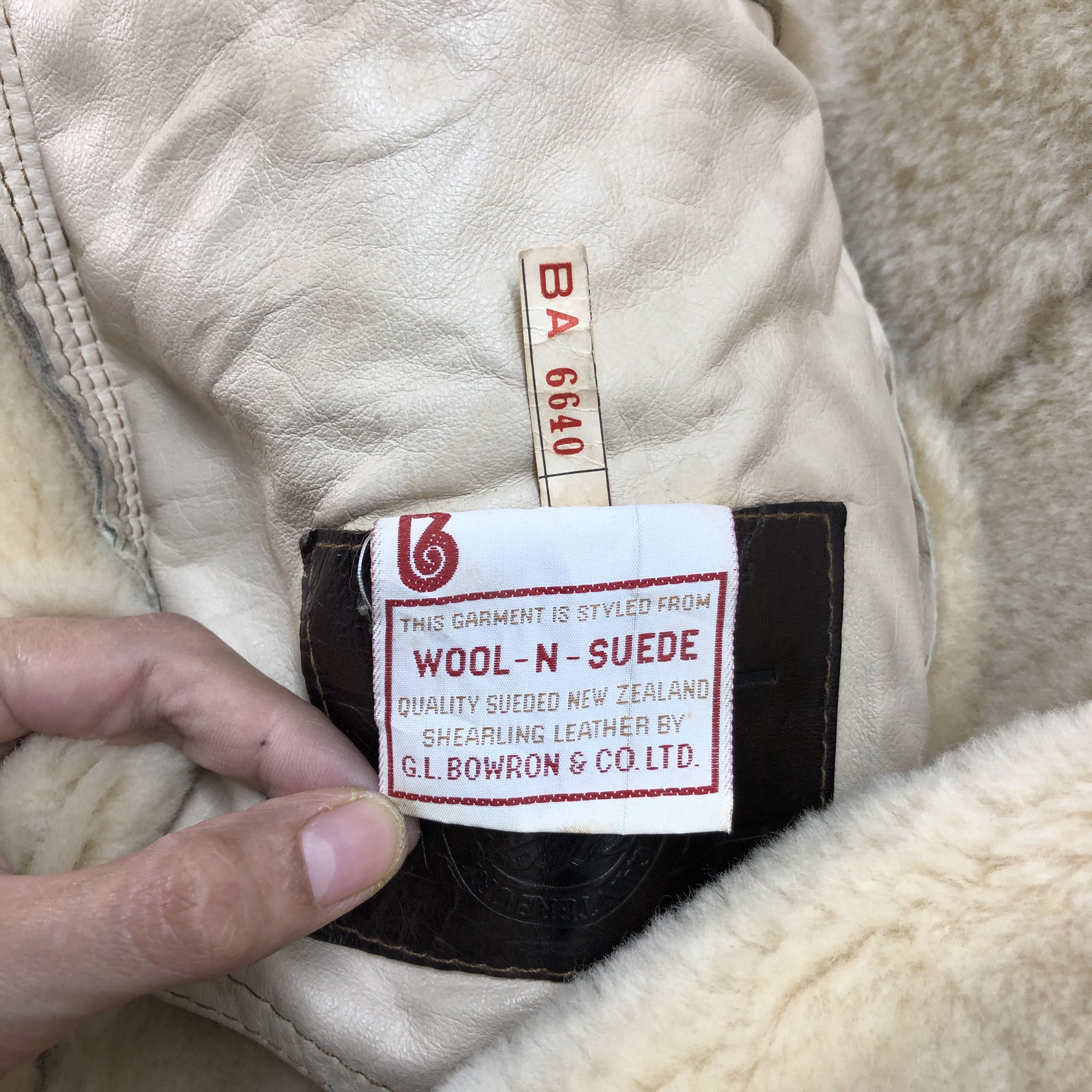 Canterbury of New Zealand CANTERBURY WOOL-N-SUEDE SHEARLING LEATHER JACKET #6725-83 Size US M / EU 48-50 / 2 - 8 Thumbnail