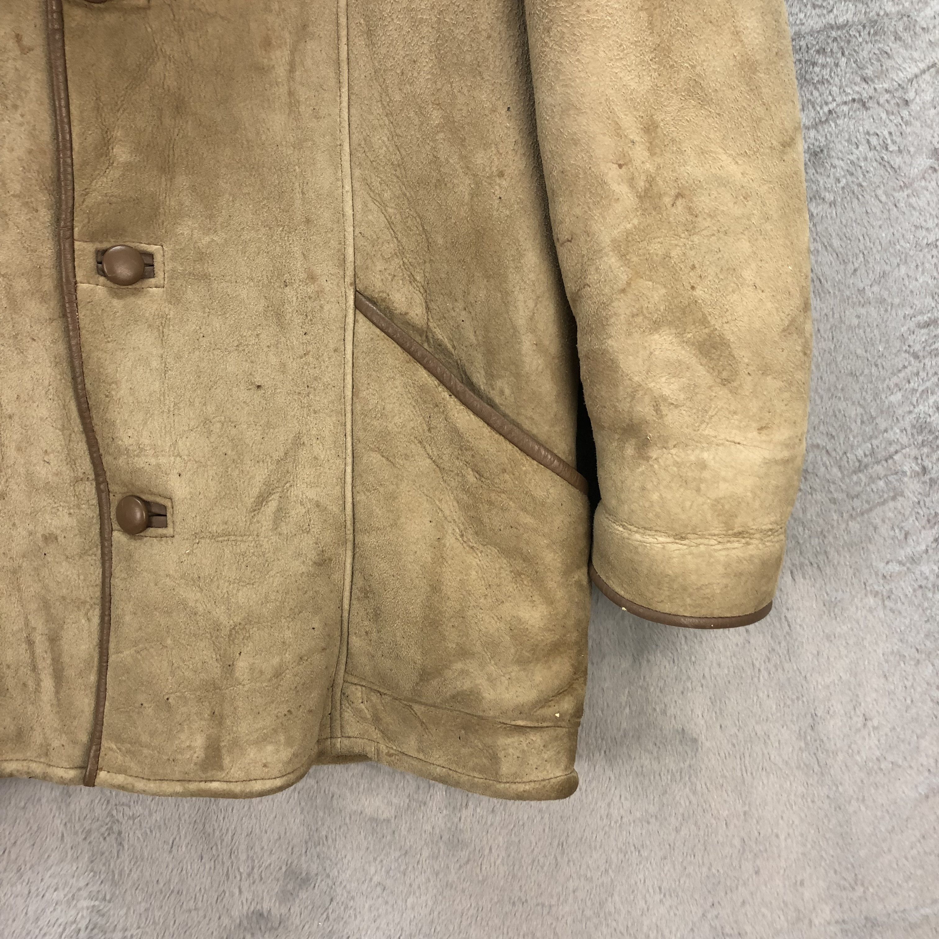 Canterbury of New Zealand CANTERBURY WOOL-N-SUEDE SHEARLING LEATHER JACKET #6725-83 Size US M / EU 48-50 / 2 - 5 Thumbnail