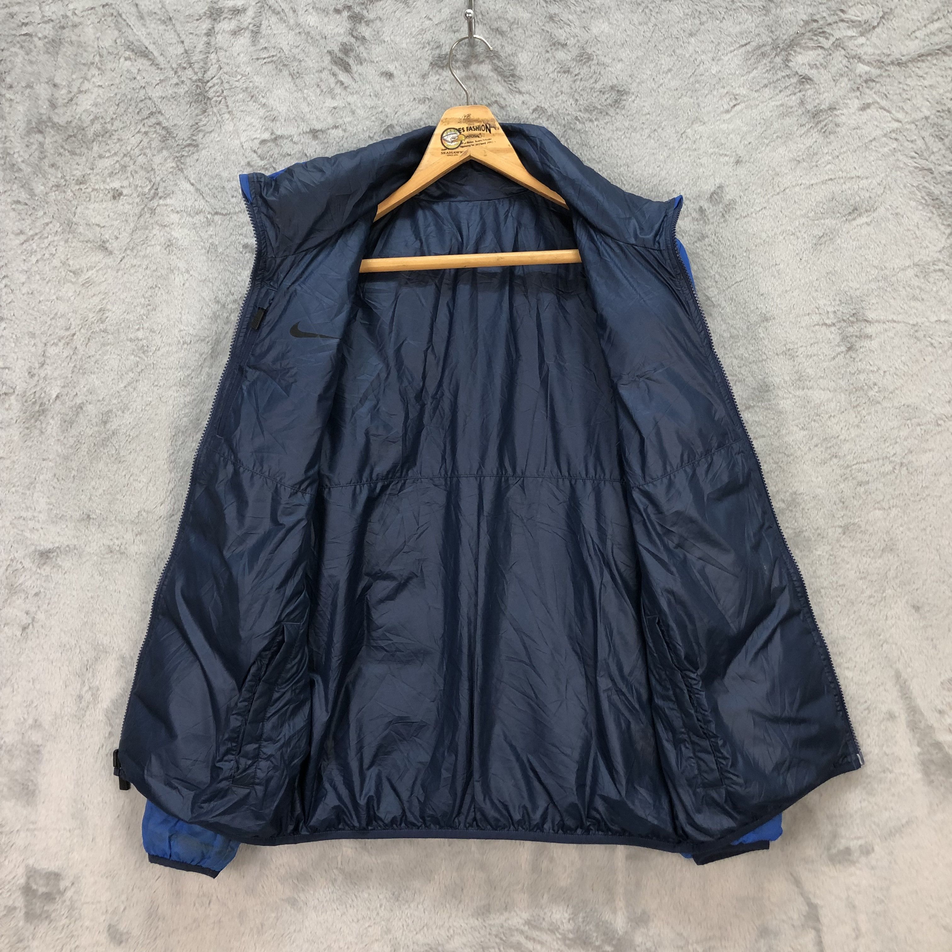 Nike NIKE REVERSIBLE BLUE PUFFER JACKET / DOWN JACKET #5550-197 Size US S / EU 44-46 / 1 - 11 Thumbnail