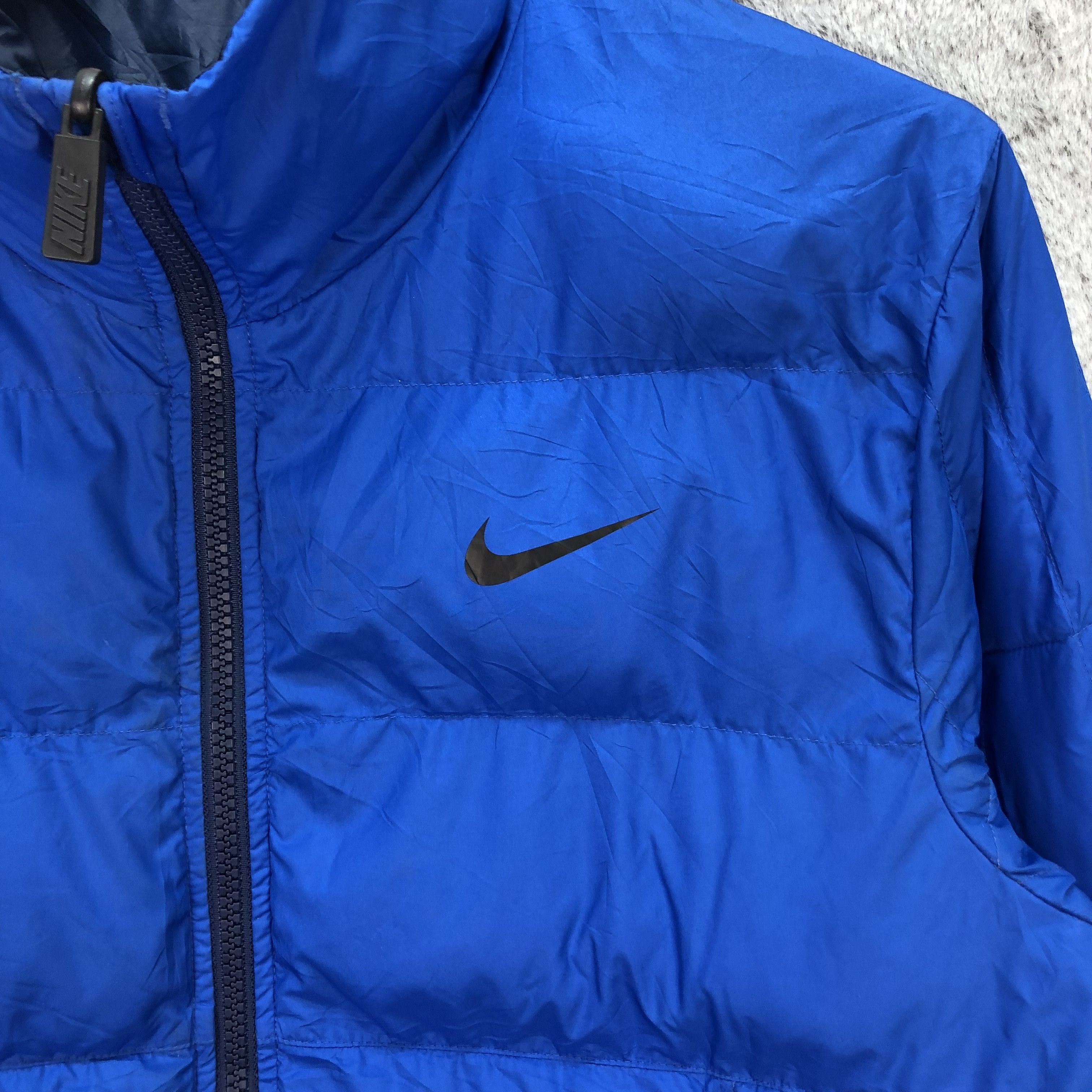 Nike NIKE REVERSIBLE BLUE PUFFER JACKET / DOWN JACKET #5550-197 Size US S / EU 44-46 / 1 - 3 Thumbnail