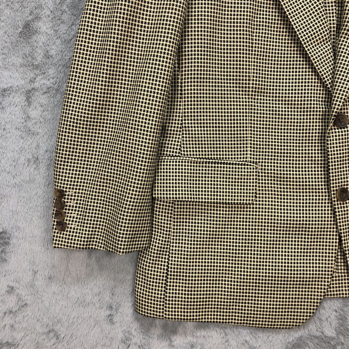 Christian Dior Monsieur CHRISTIAN DIOR MONSIEUR GOLDEN CHECK SUIT JACKET #5540-196 Size 42R - 4 Thumbnail