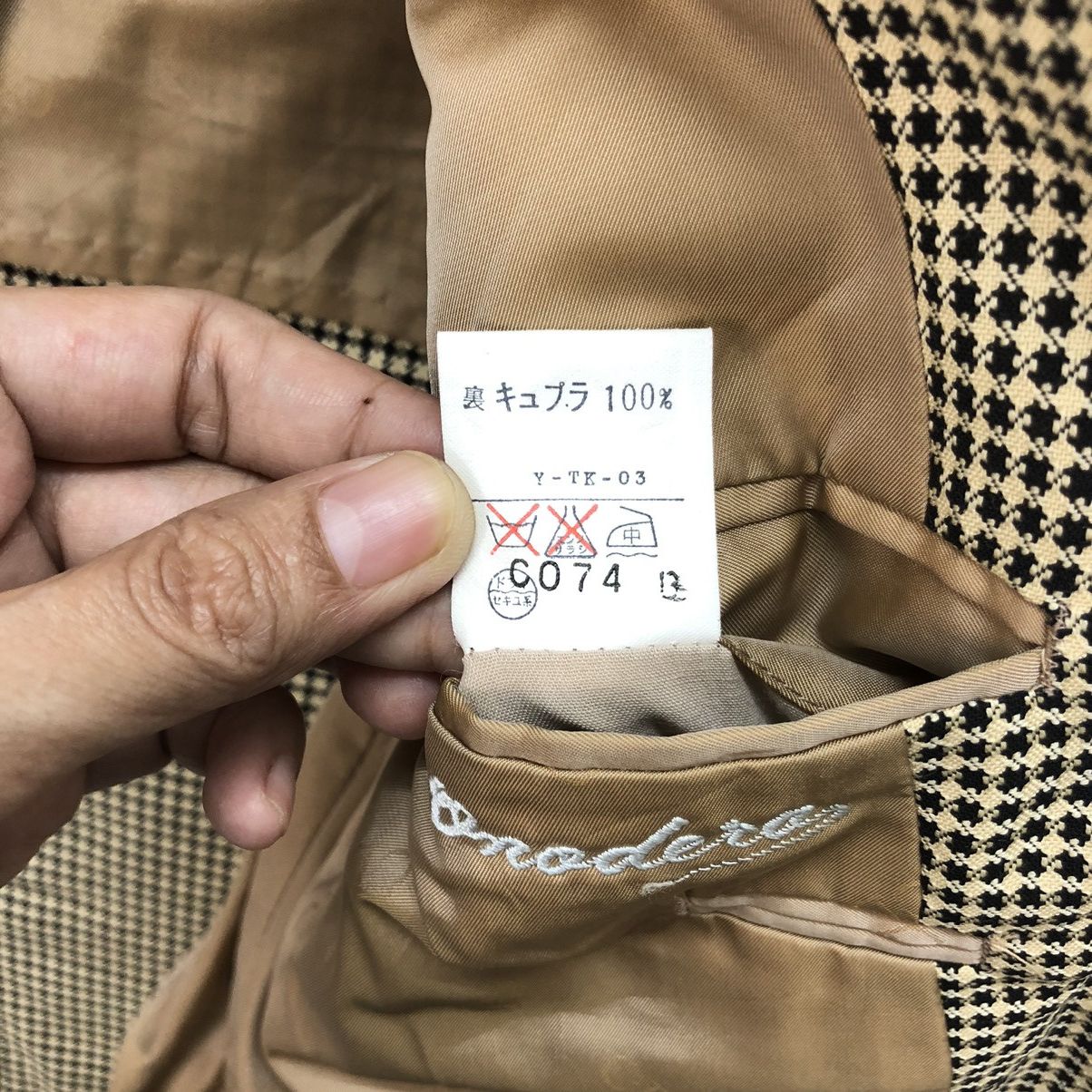 Christian Dior Monsieur CHRISTIAN DIOR MONSIEUR GOLDEN CHECK SUIT JACKET #5540-196 Size 42R - 9 Thumbnail