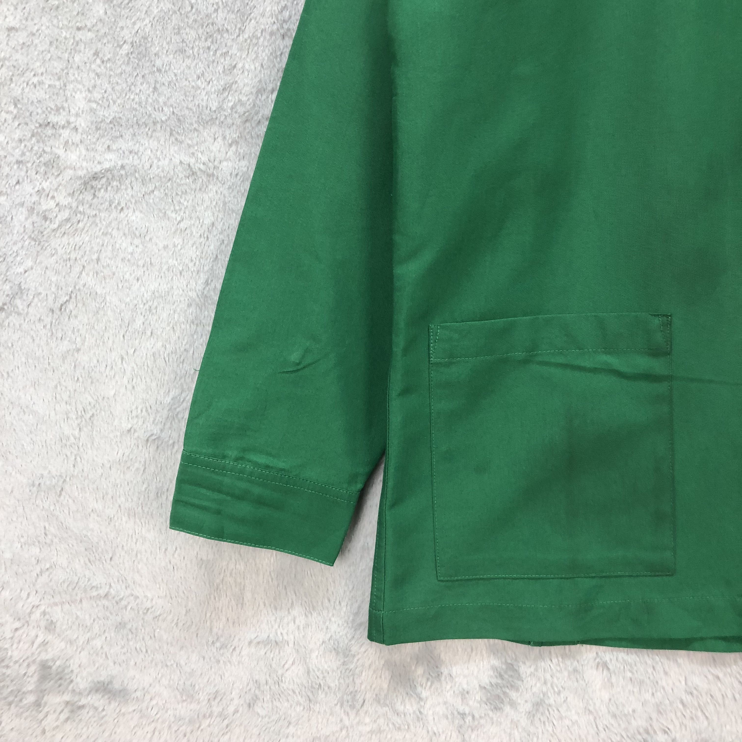 Japanese Brand VINTAGE 90'S 7 ELEVEN UNIFORM L/S ZIPPER JACKET #5532-196 Size US M / EU 48-50 / 2 - 6 Thumbnail