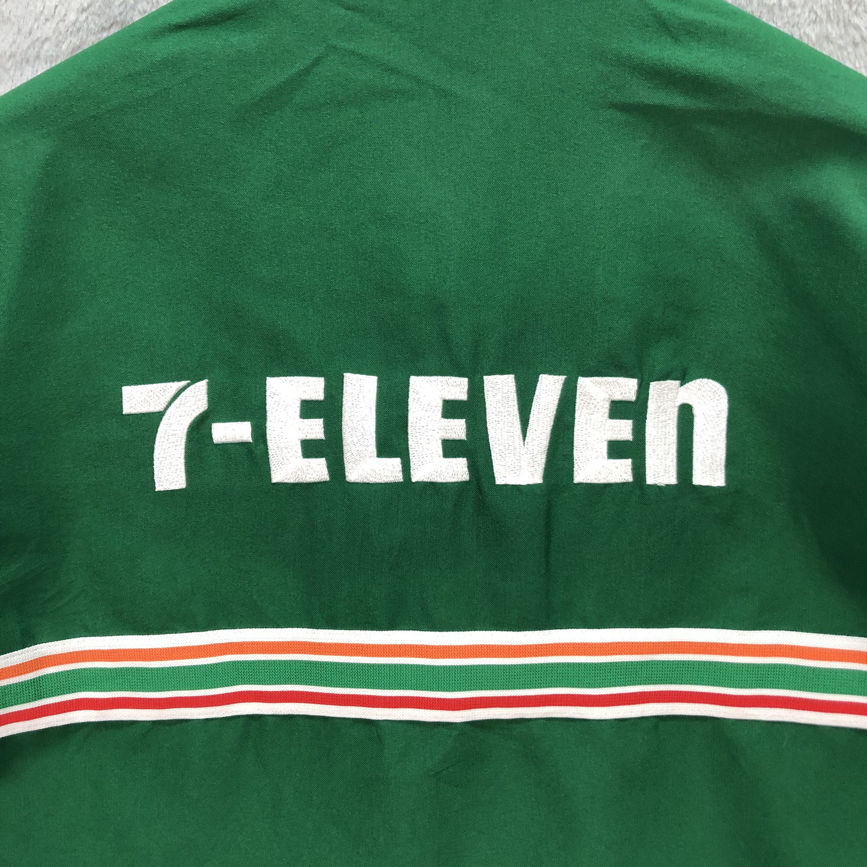 Japanese Brand VINTAGE 90'S 7 ELEVEN UNIFORM L/S ZIPPER JACKET #5532-196 Size US M / EU 48-50 / 2 - 13 Thumbnail
