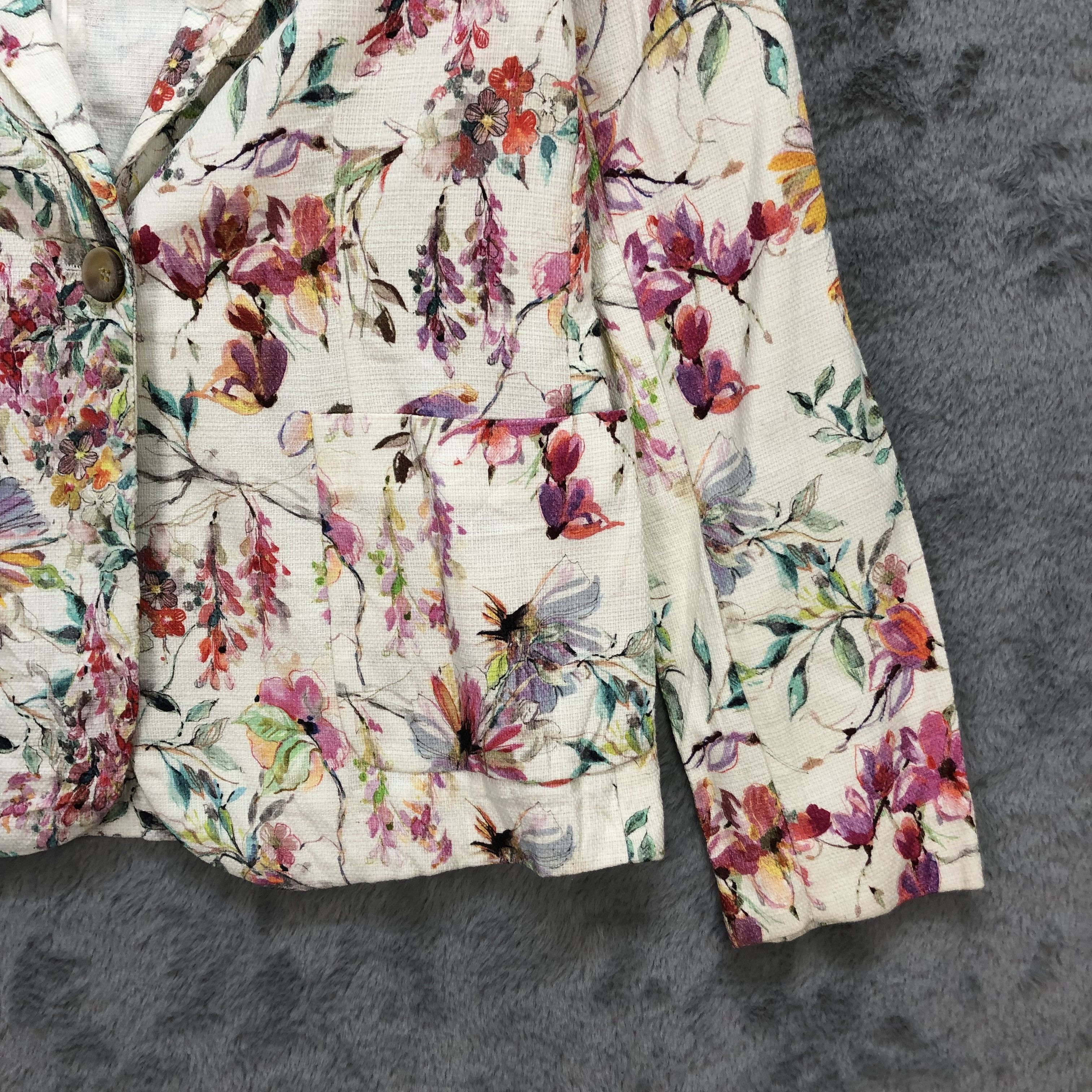 Zara ZARA GIRLS FLORAL SUIT JACKET / BLAZER #5608-200 Size XS / US 0-2 / IT 36-38 - 5 Thumbnail
