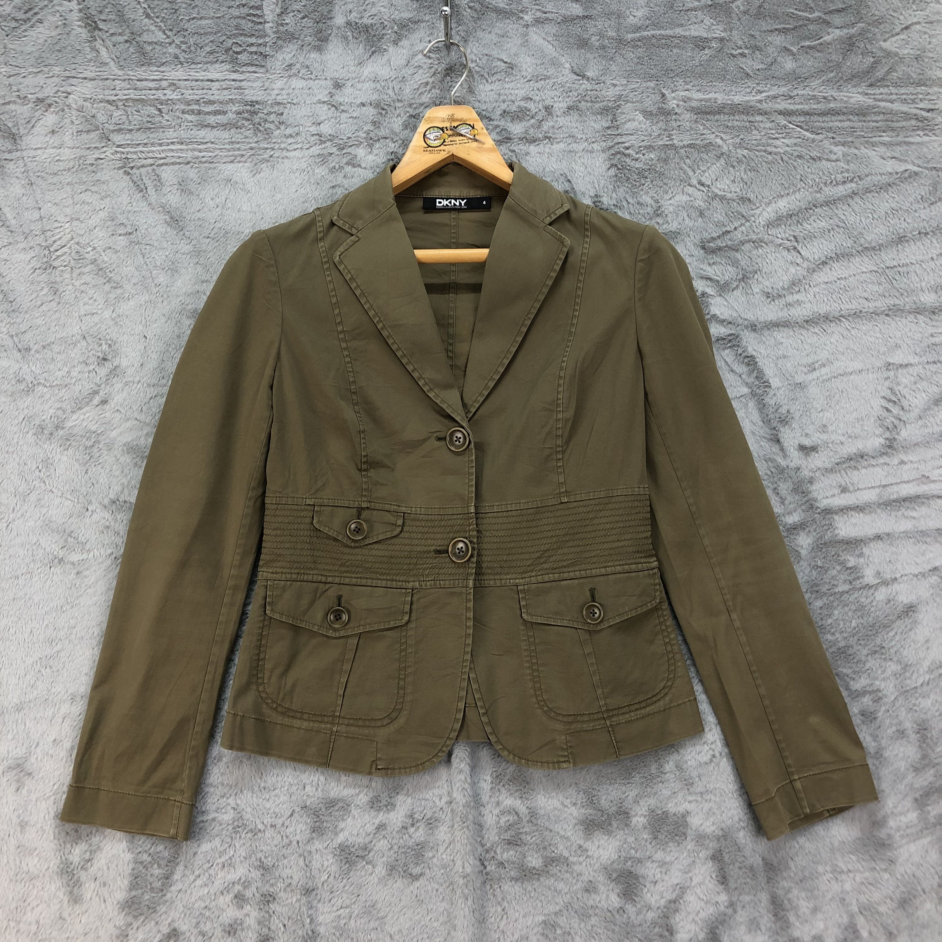 DKNY DKNY Cropped Coat / Jacket / Blazer #4555-158 Size XS / US 0-2 / IT 36-38 - 1 Thumbnail