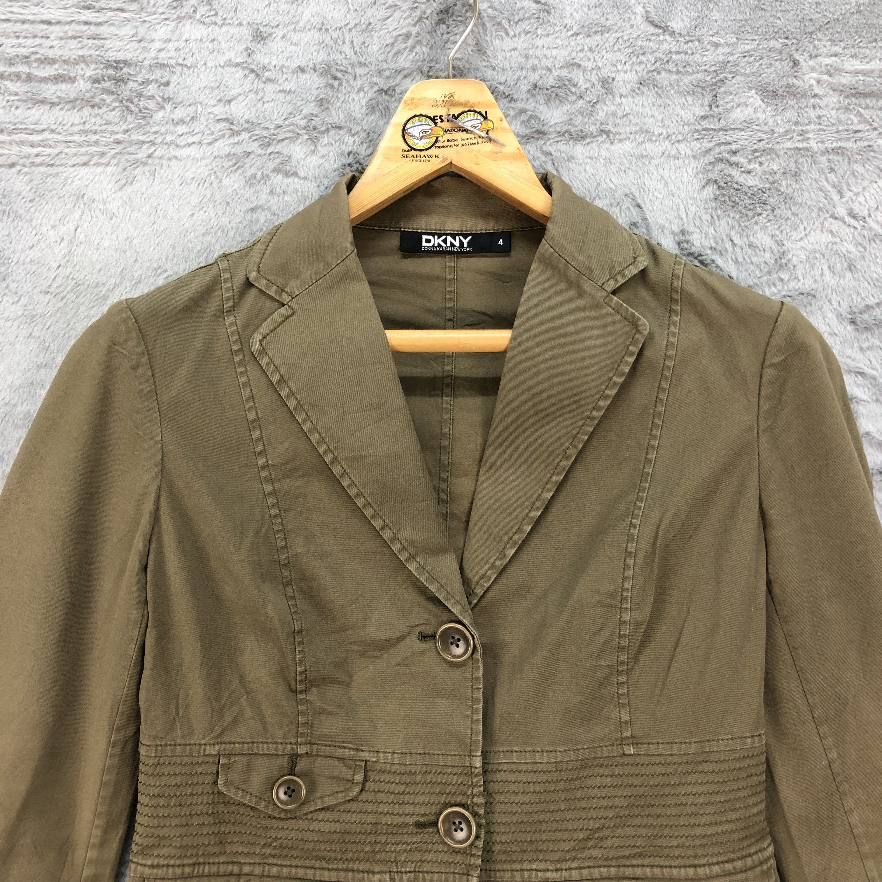 DKNY DKNY Cropped Coat / Jacket / Blazer #4555-158 Size XS / US 0-2 / IT 36-38 - 2 Thumbnail
