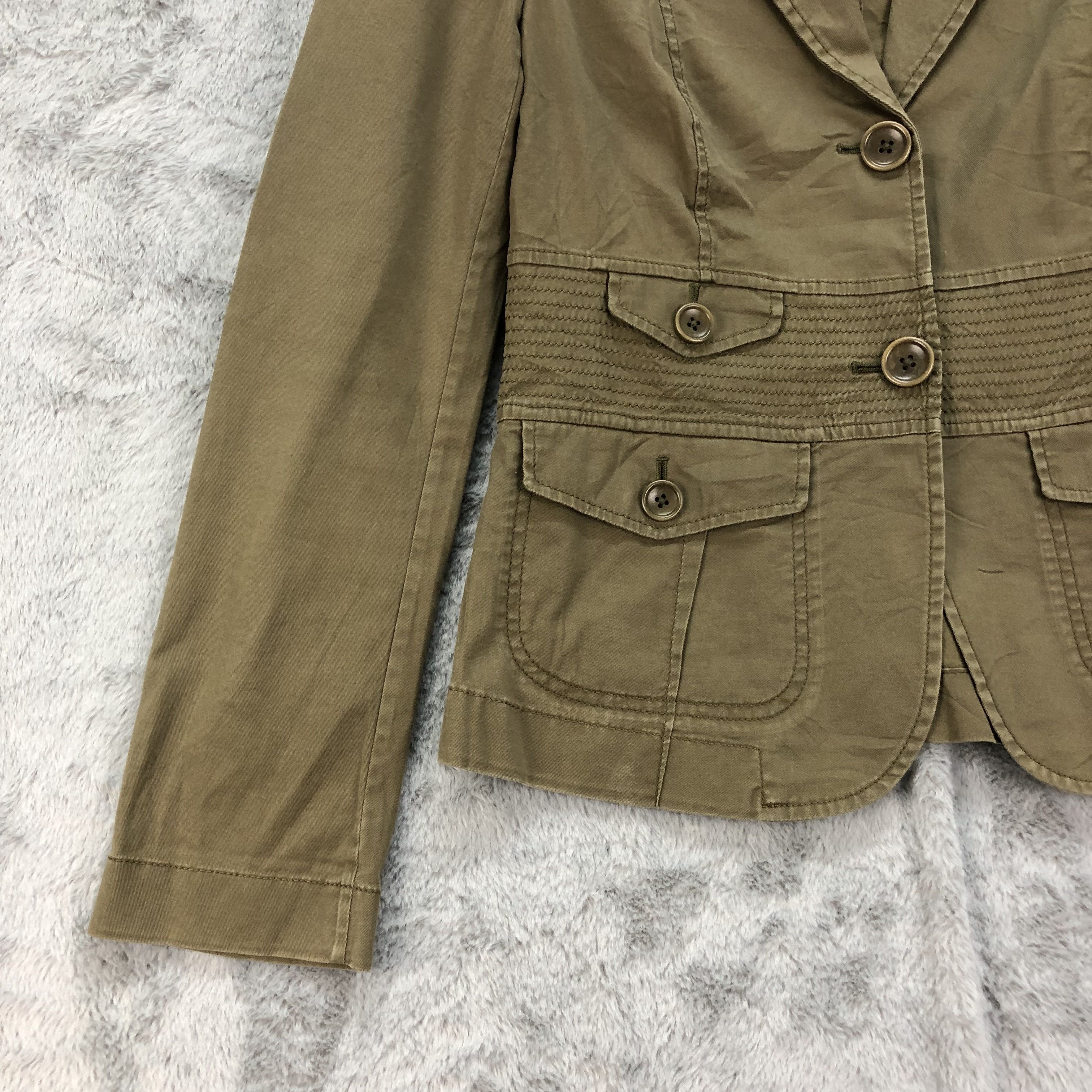 DKNY DKNY Cropped Coat / Jacket / Blazer #4555-158 Size XS / US 0-2 / IT 36-38 - 4 Thumbnail